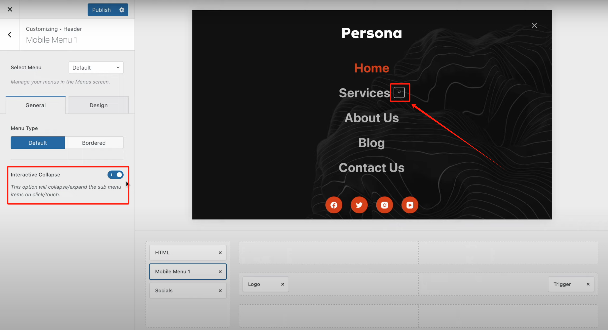 图片[7]-Blocksy 移动端页眉完整教程：Off Canvas 菜单与菜单布局解析