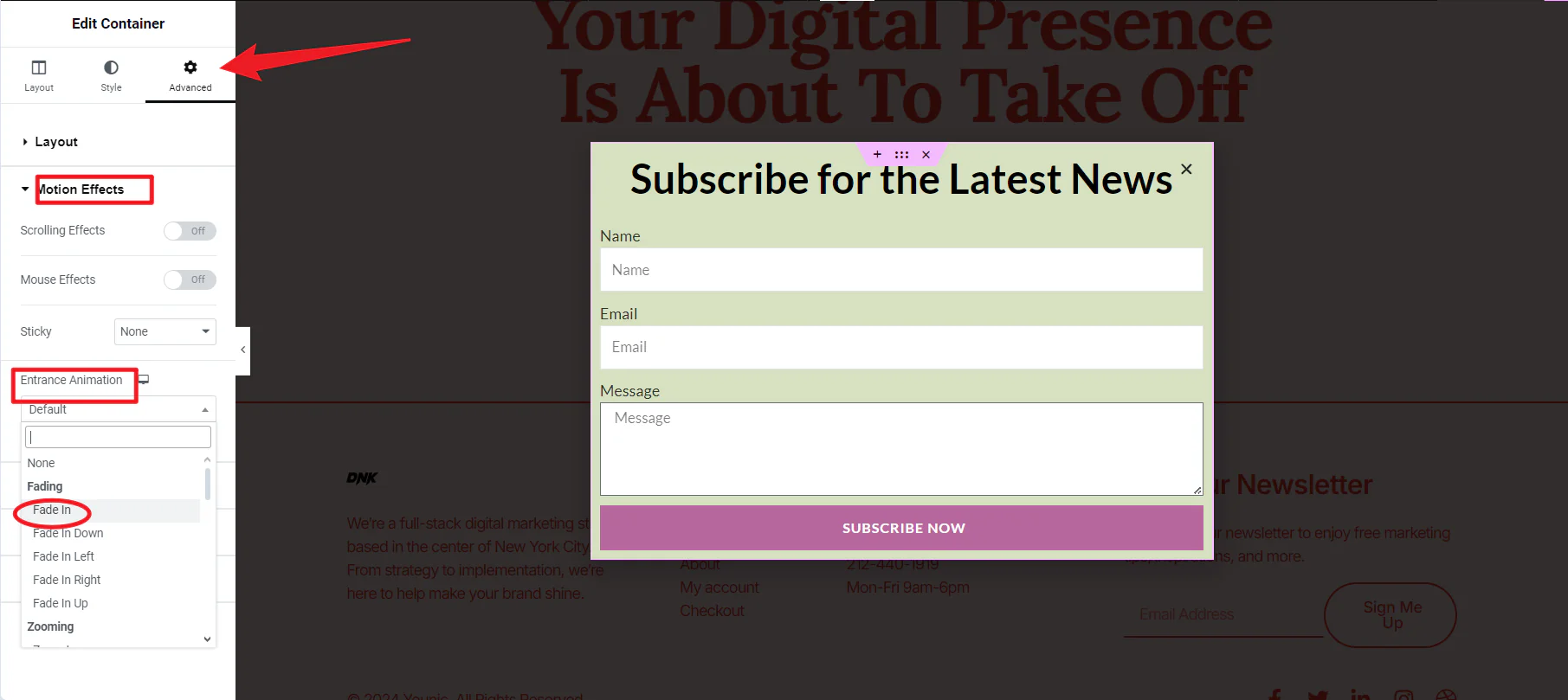 图片[18]-Elementor 点击触发订阅弹窗教程：完整设置与实用技巧