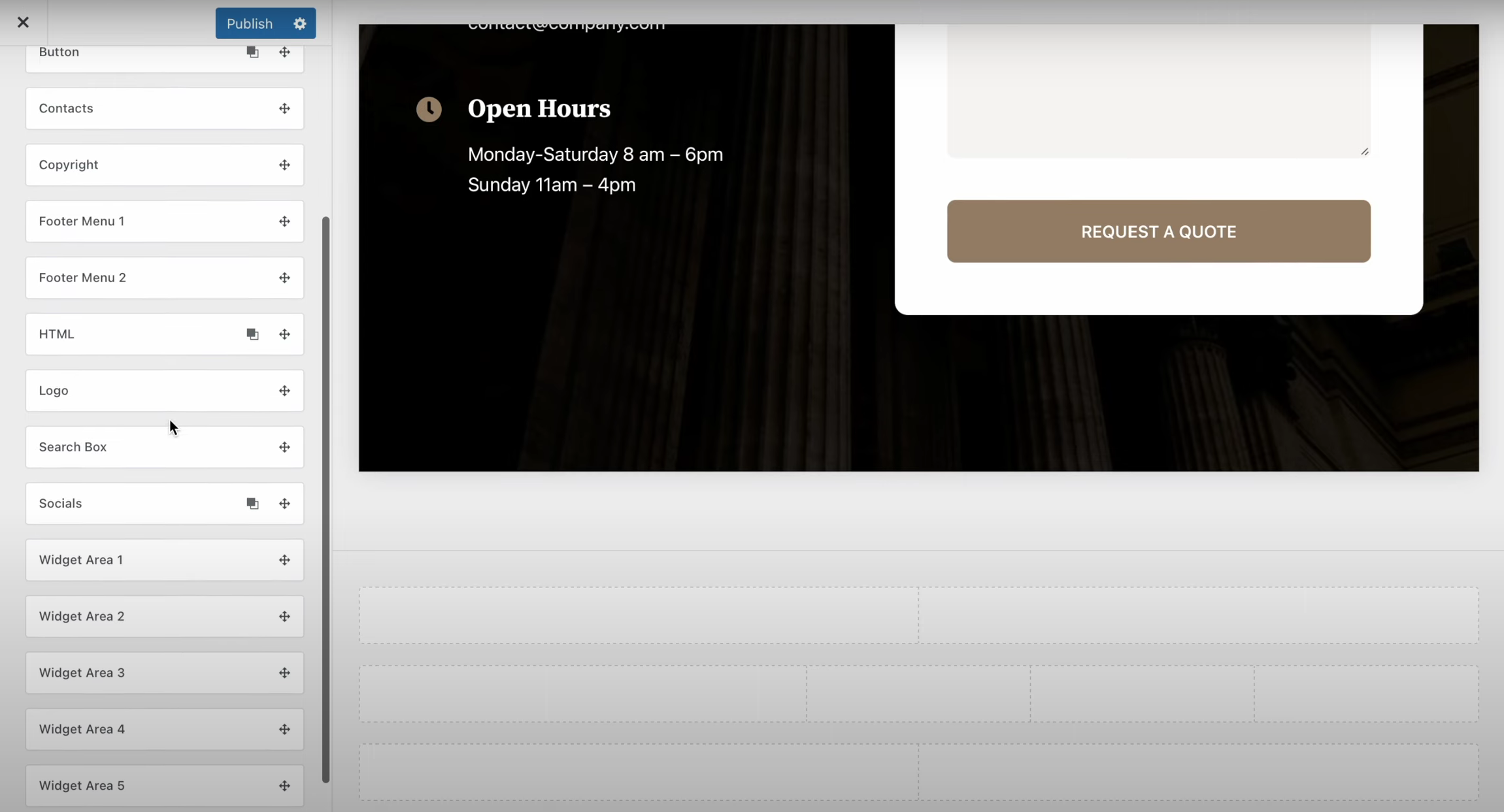 Image [2]-Blocksy Footer Builder Usage Tutorial: Complete Mastery of Customization, Layout & Conditional Footer Settings