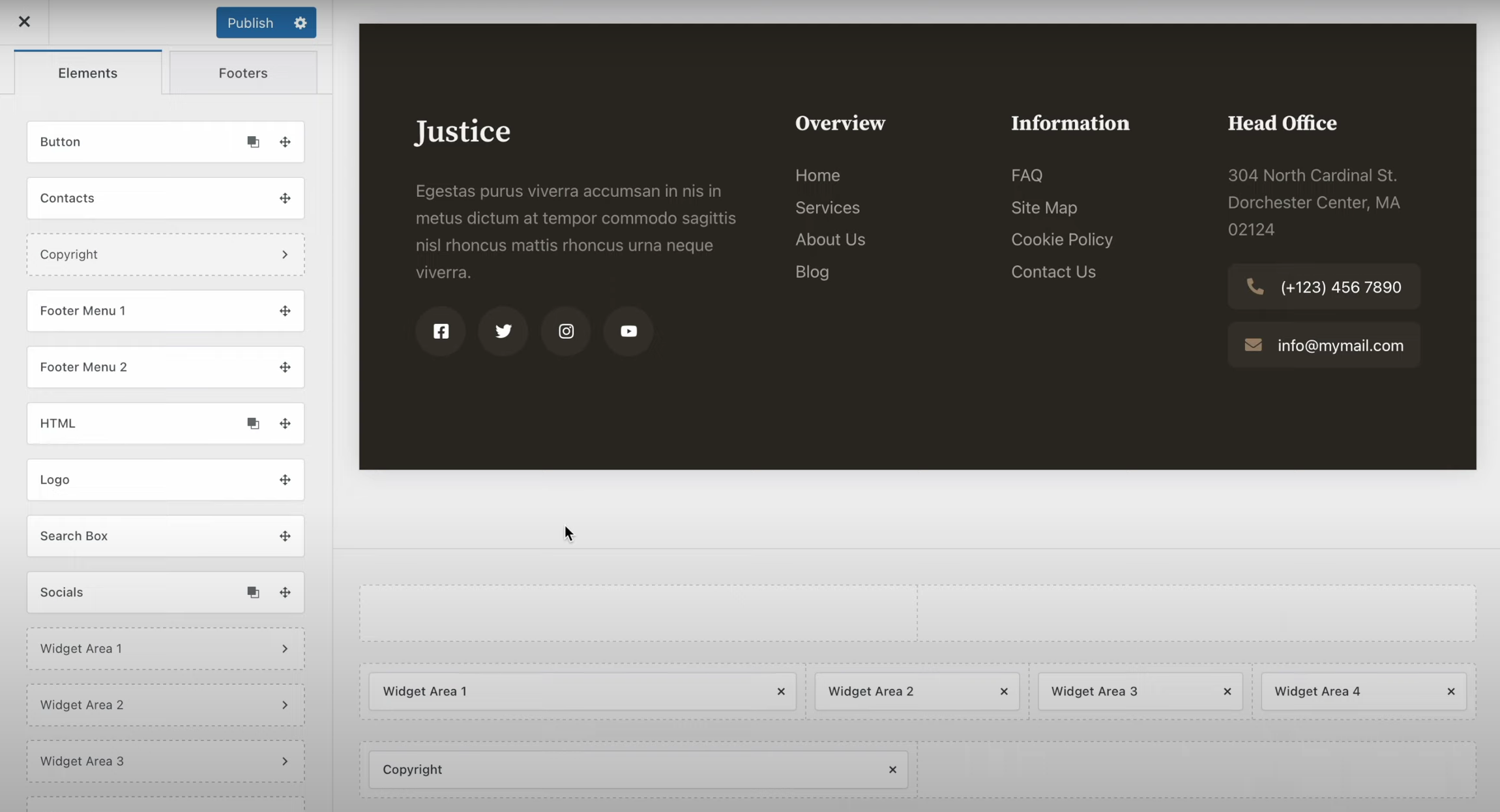 Image [5]-Blocksy Footer Builder Usage Tutorial: Complete Mastery of Customization, Layout & Conditional Footer Settings
