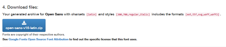 Imagen [4] - Tutorial completo sobre el alojamiento local de fuentes en GeneratePress Theme: Mejora de la velocidad de carga y protección de la privacidad