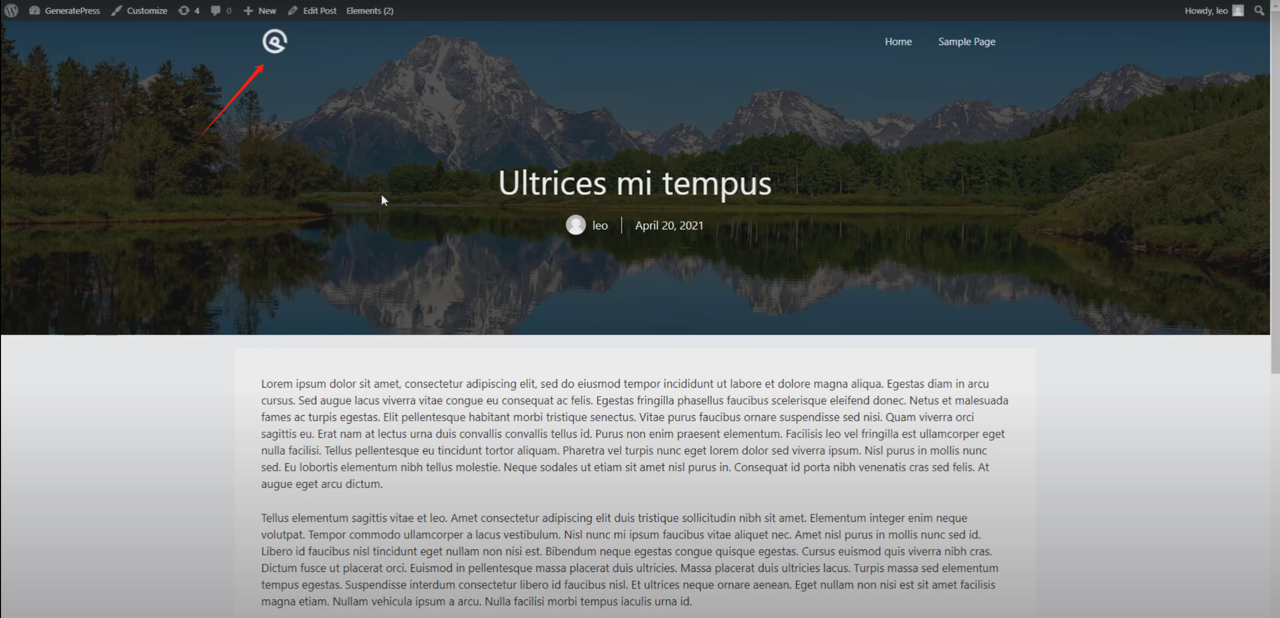 图片[16]-利用GeneratePress Premium实现页眉与页面英雄区块无缝合并，打造专业首页设计
