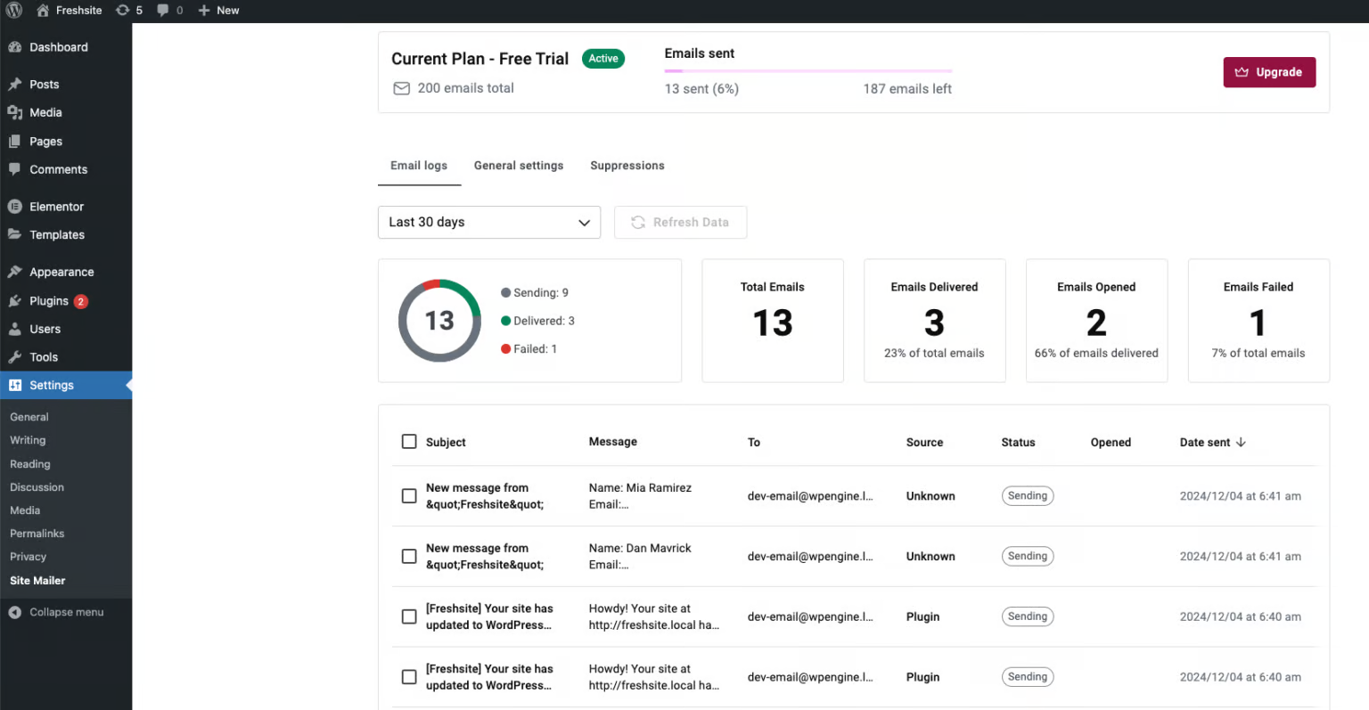 画像[2]-Site Mailer: WordPressのメール送信を簡素化し、SMTPプラグインの面倒な設定に別れを告げる！