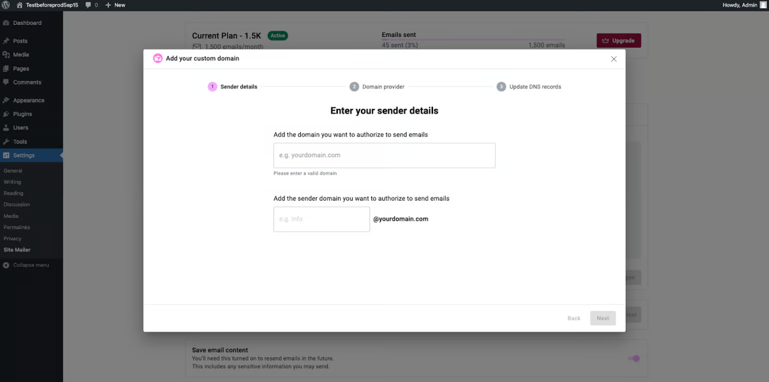 画像[4]-Site Mailer: WordPressのメール送信を簡素化し、SMTPプラグインの面倒な設定に別れを告げる！