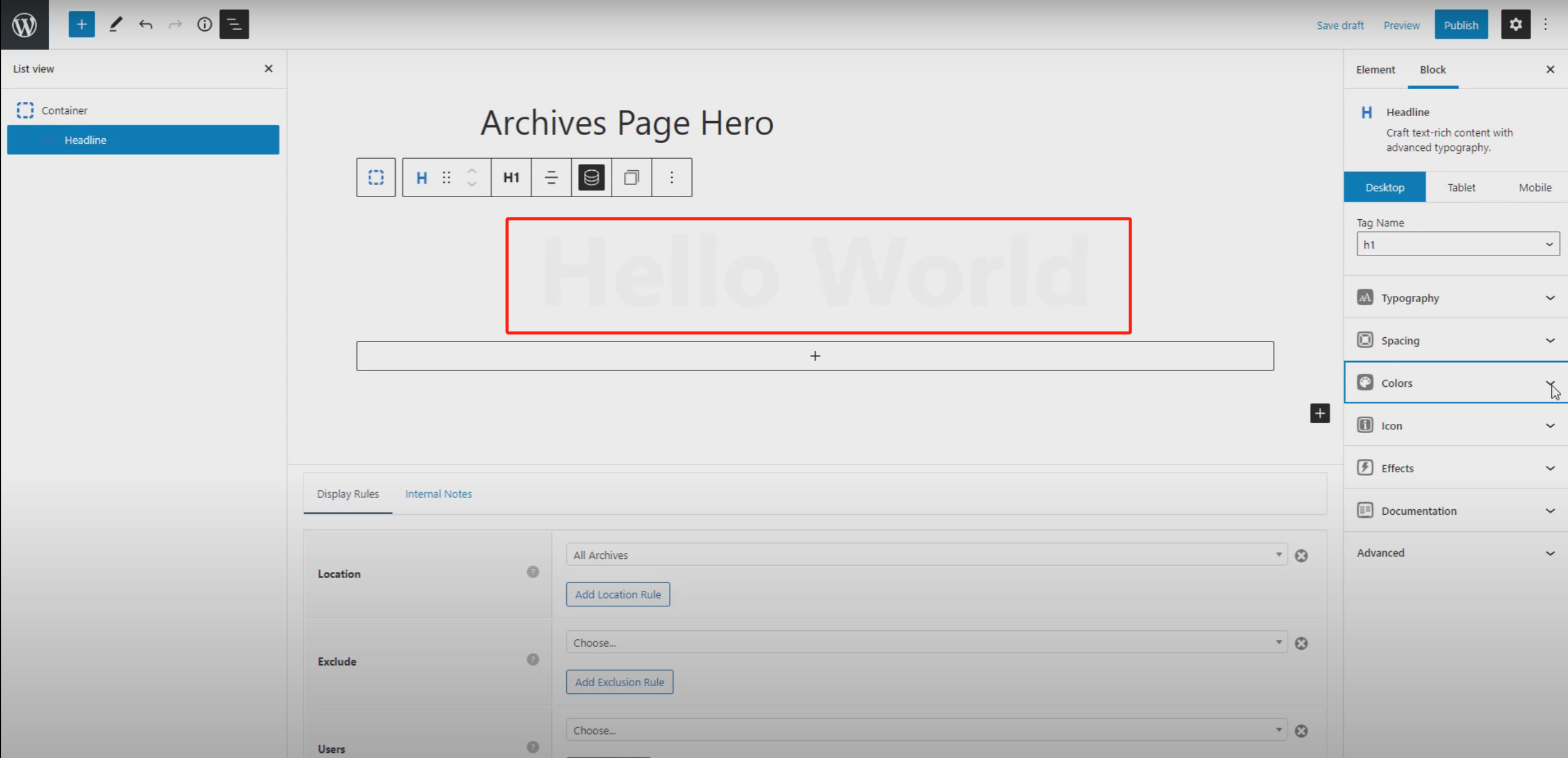 图片[6]-用 GeneratePress 和 GenerateBlocks 打造美观的分类与标签归档页顶部横幅