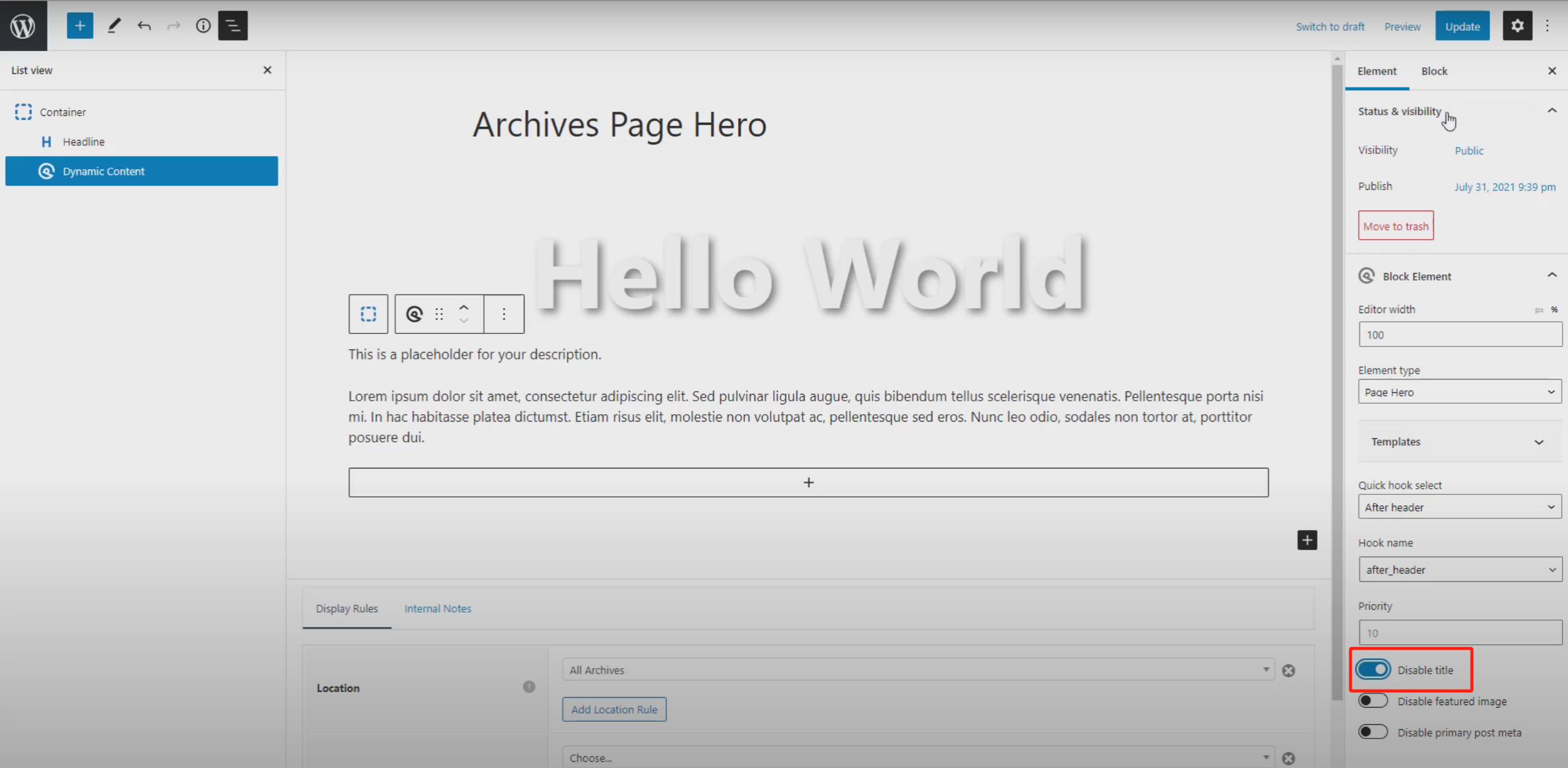 图片[10]-用 GeneratePress 和 GenerateBlocks 打造美观的分类与标签归档页顶部横幅