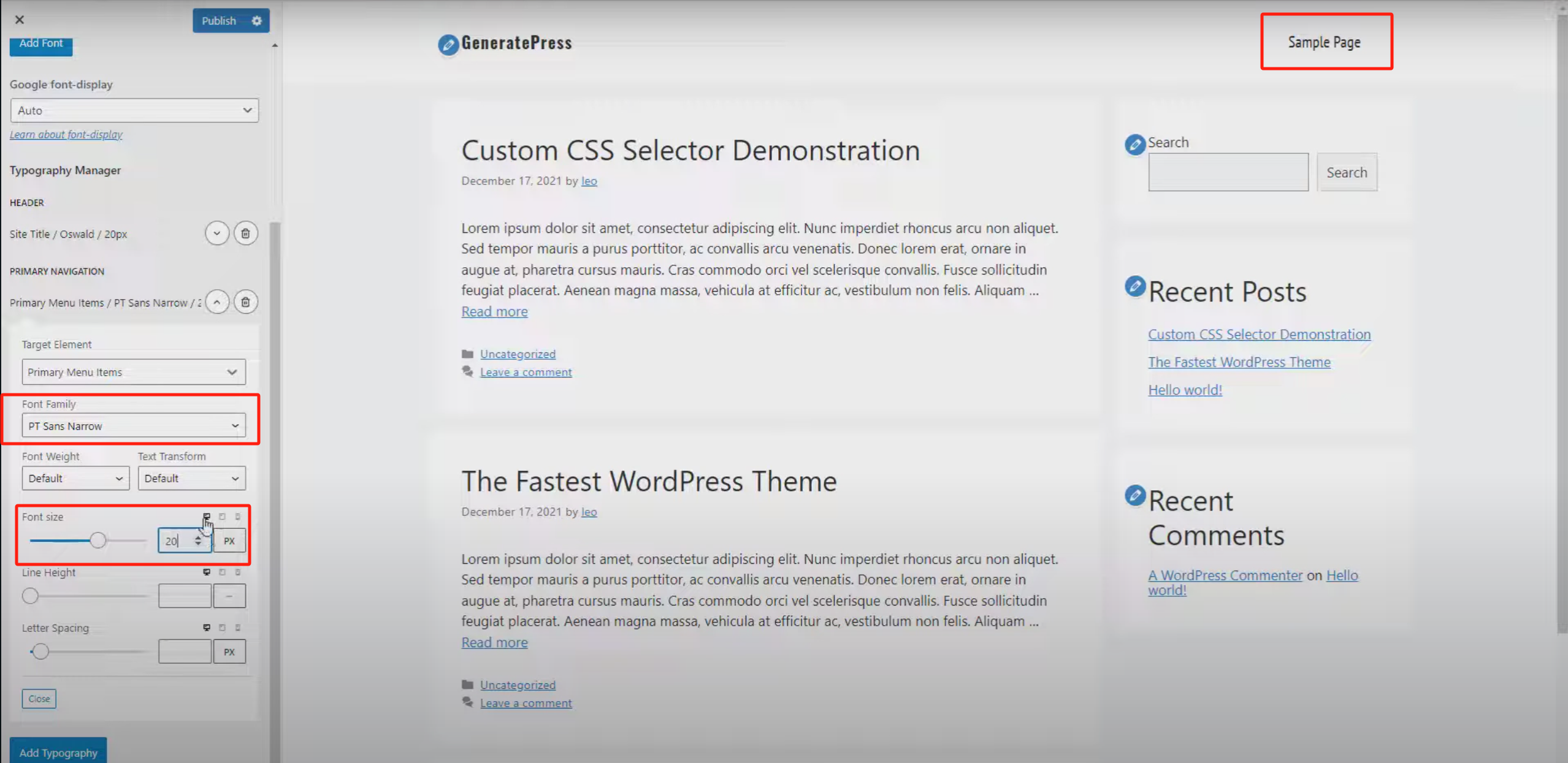 Image [6] - How to Customize Website Typography with GeneratePress Dynamic Font System
