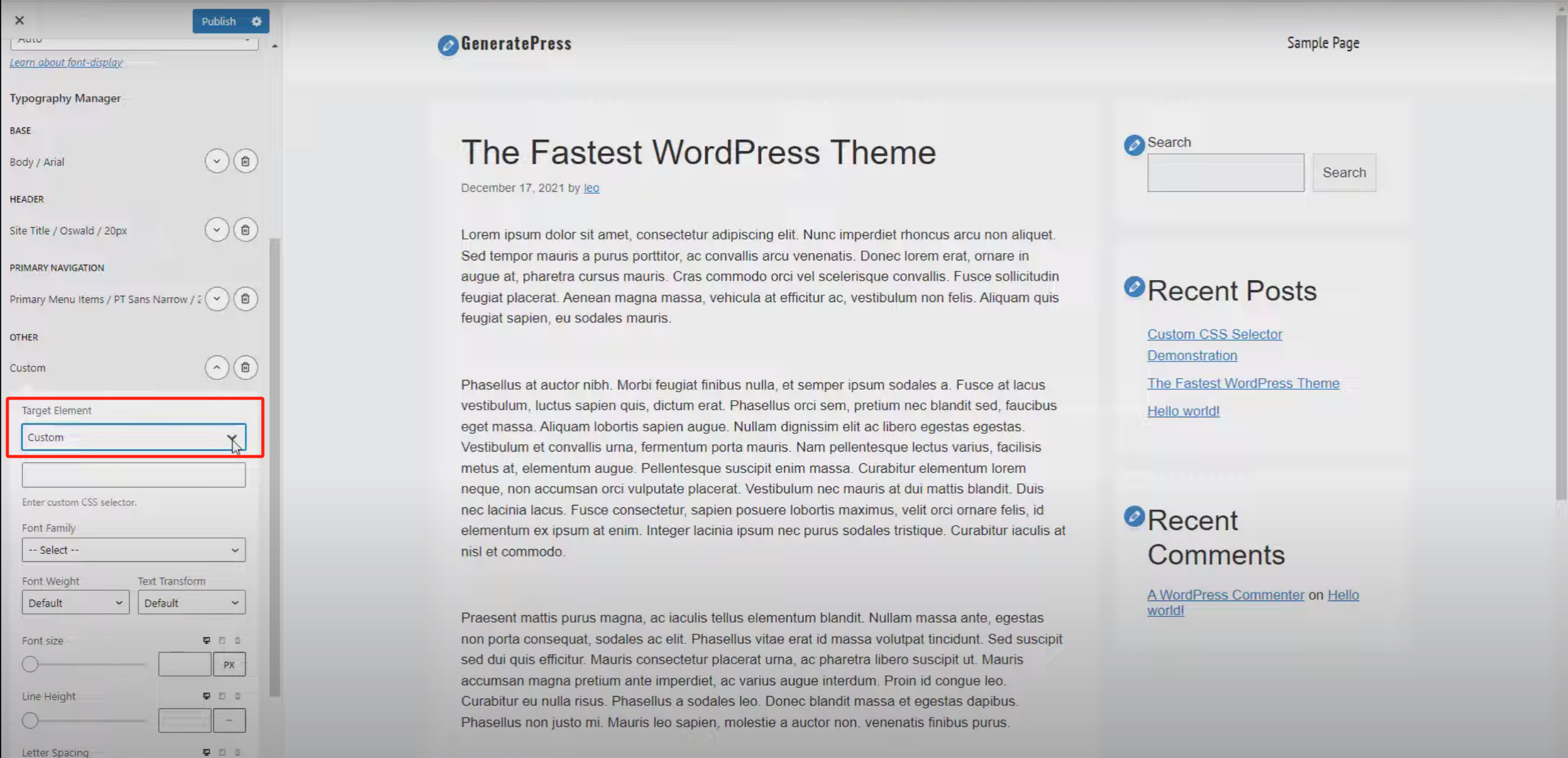 Image [10] - How to Customize Website Typography with GeneratePress Dynamic Font System