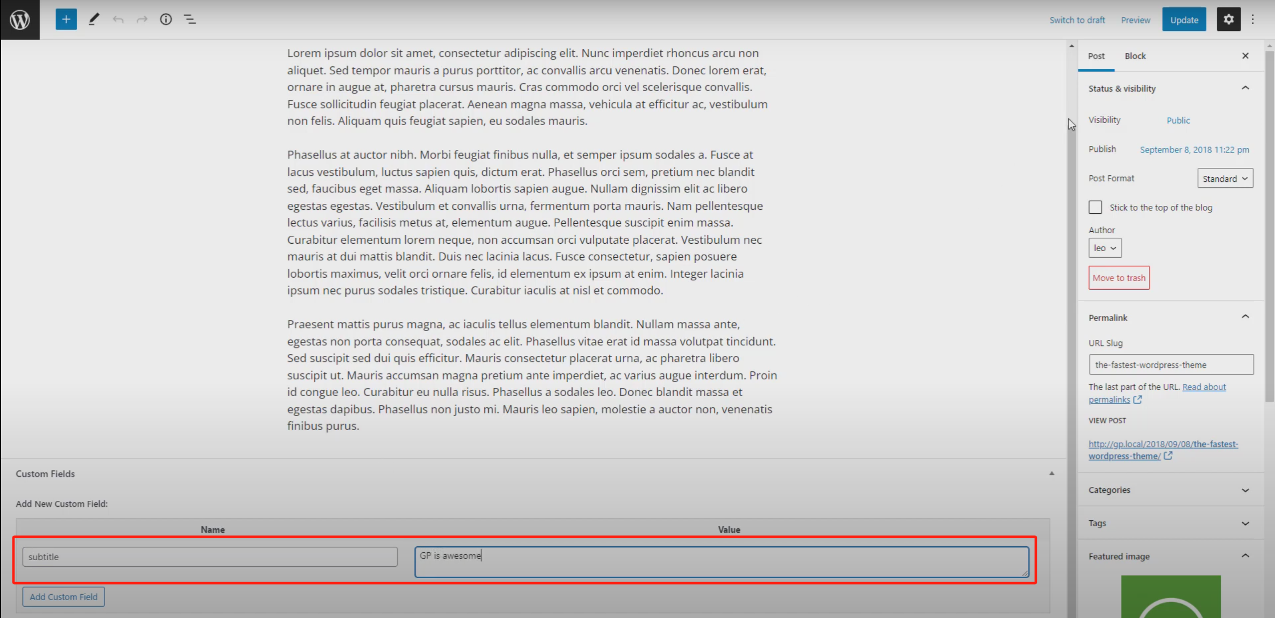 Image [4]-Complete guide to displaying subheadings with Block Element in GeneratePress
