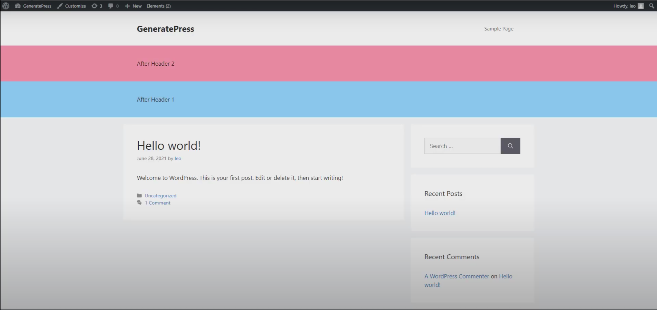 图片[6]-如何在 GeneratePress 中使用 Hook 优先级控制页面元素的显示顺序
