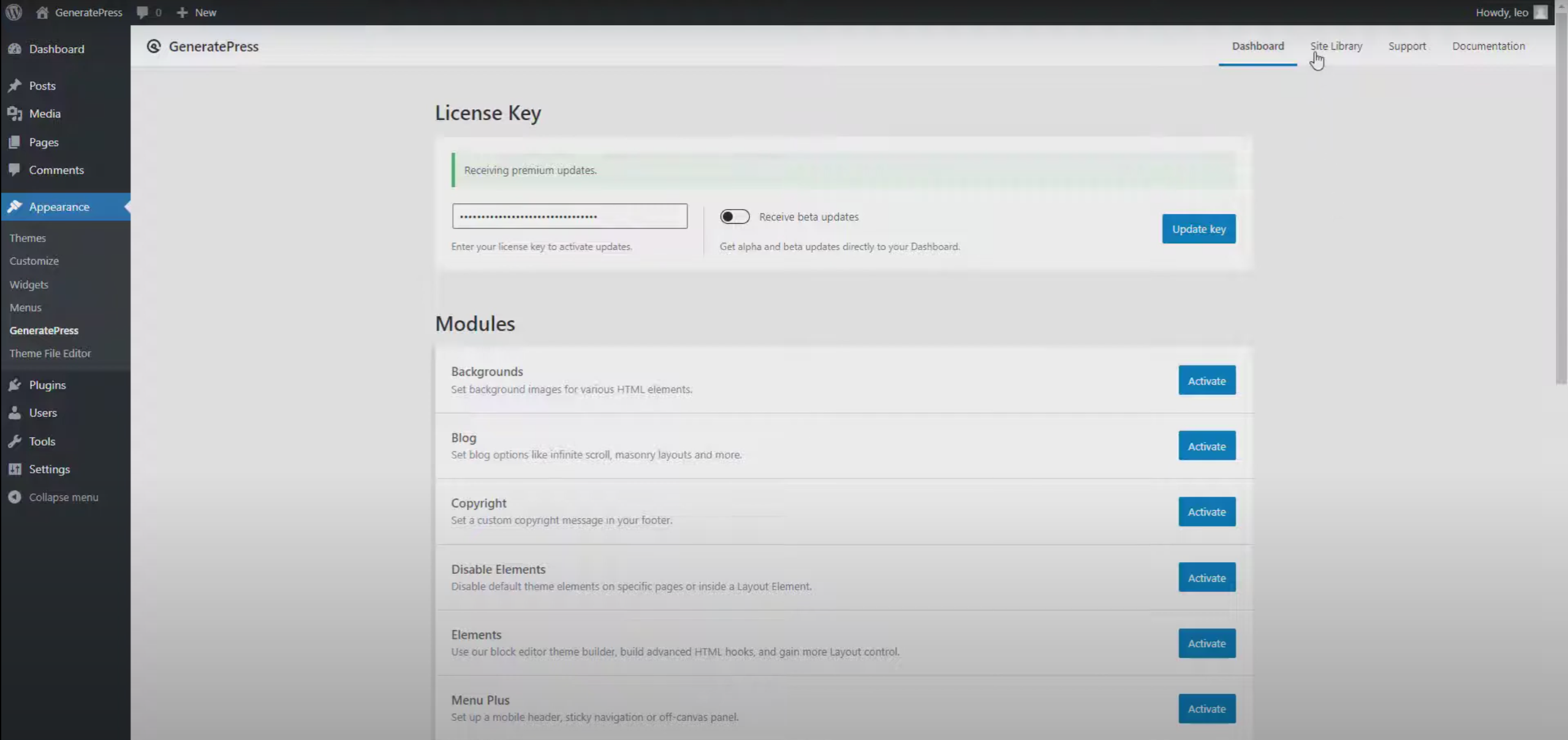 图片[3]-使用 GeneratePress 模板库快速导入网站模板完整指南
