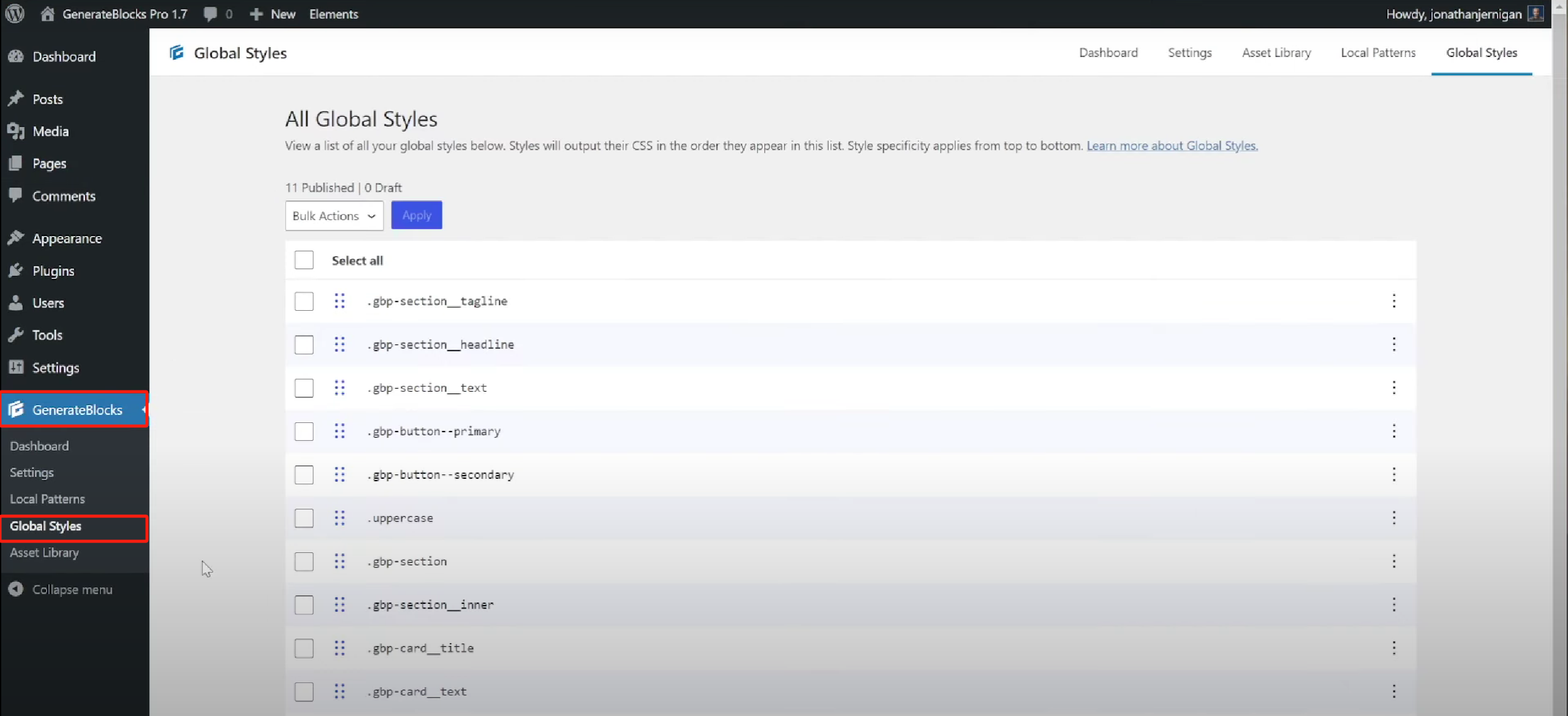 Image [13]-Les fonctionnalités de la bibliothèque de styles et de modèles GenerateBlocks expliquées : créer rapidement une structure de page efficace