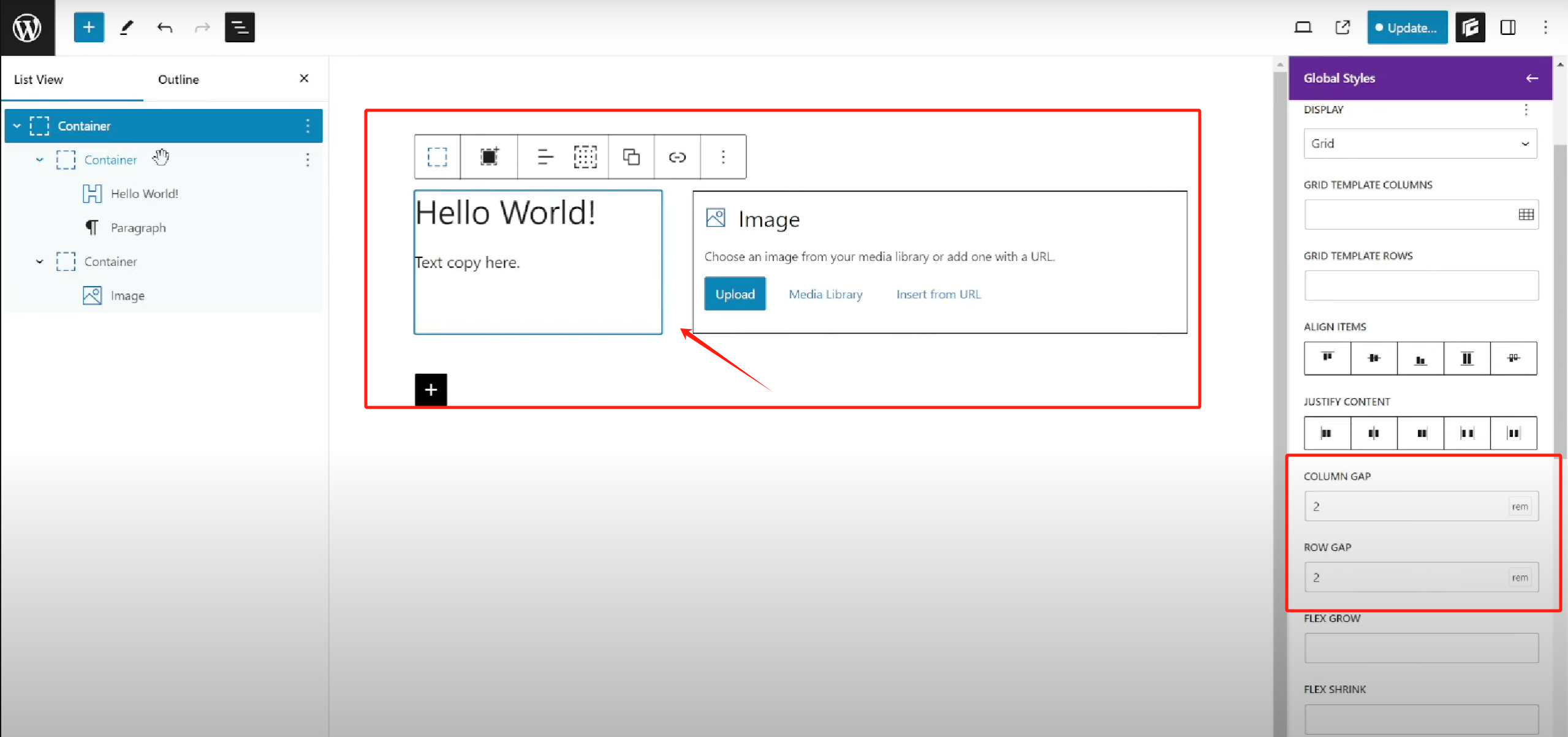Picture [6]-GenerateBlocks global style combat: layout, spacing, title style one-stop solution!