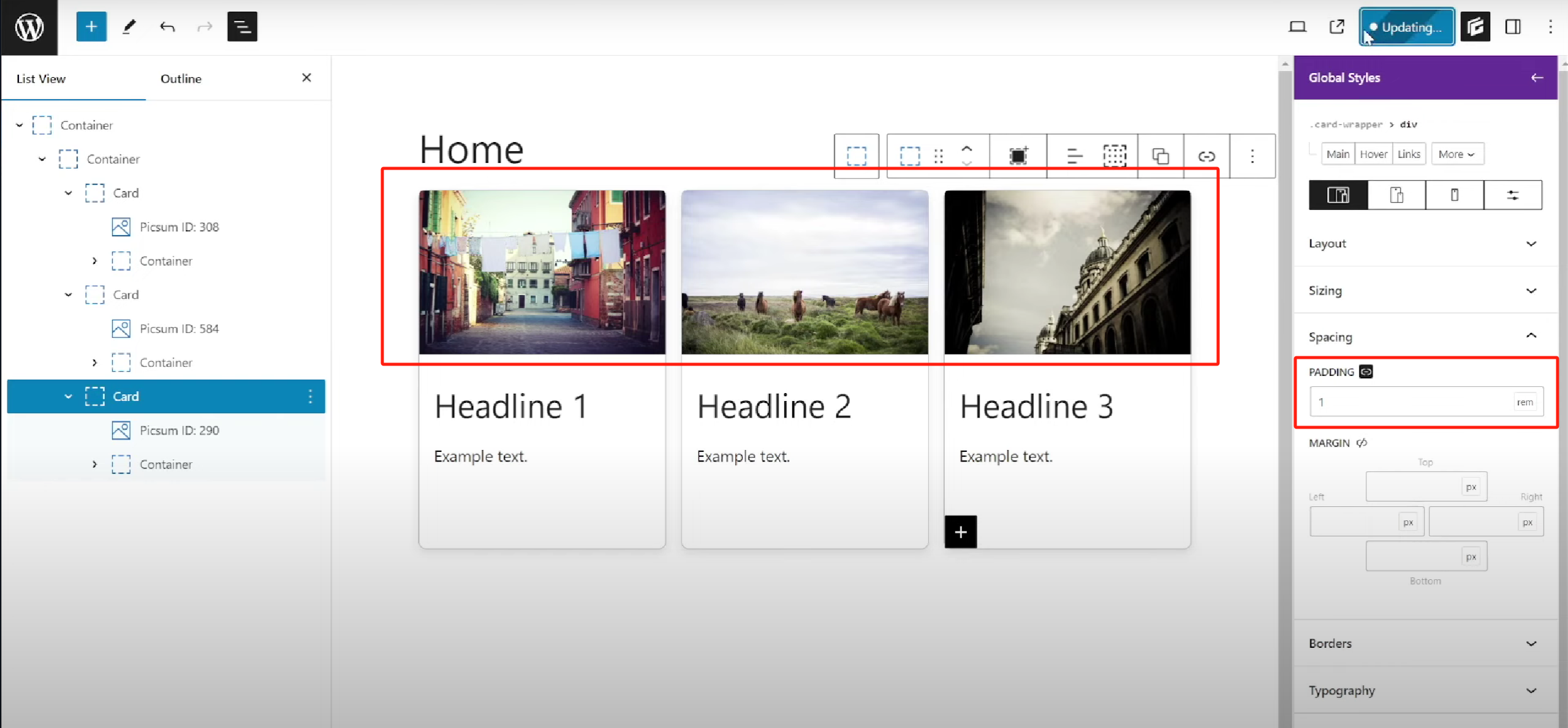 Image [12]-GenerateBlocks Sélecteurs imbriqués Guide pratique : Construire des composants de carte uniformément structurés