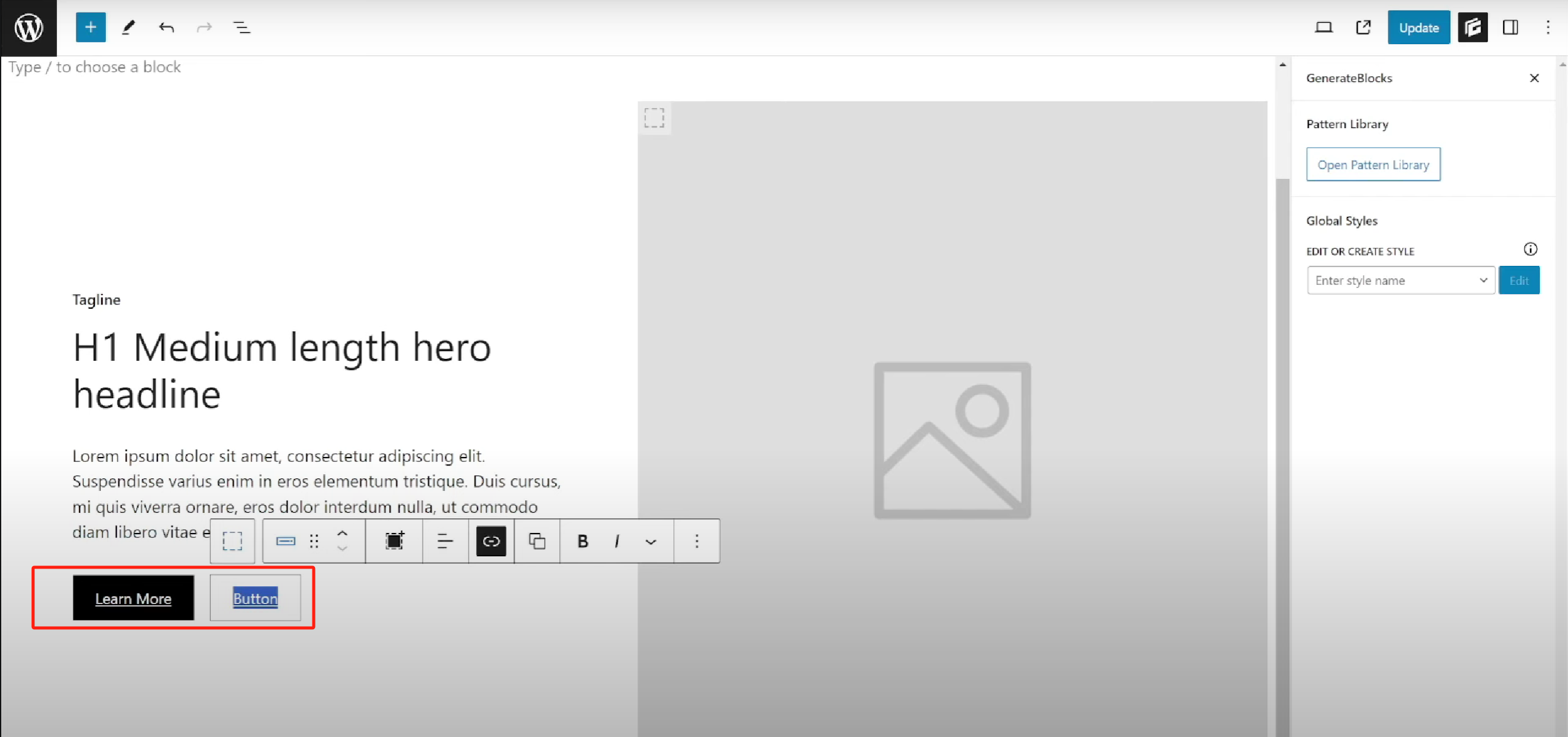 图片[4]-GenerateBlocks 模板库操作指南：快速插入单个与多个页面模块