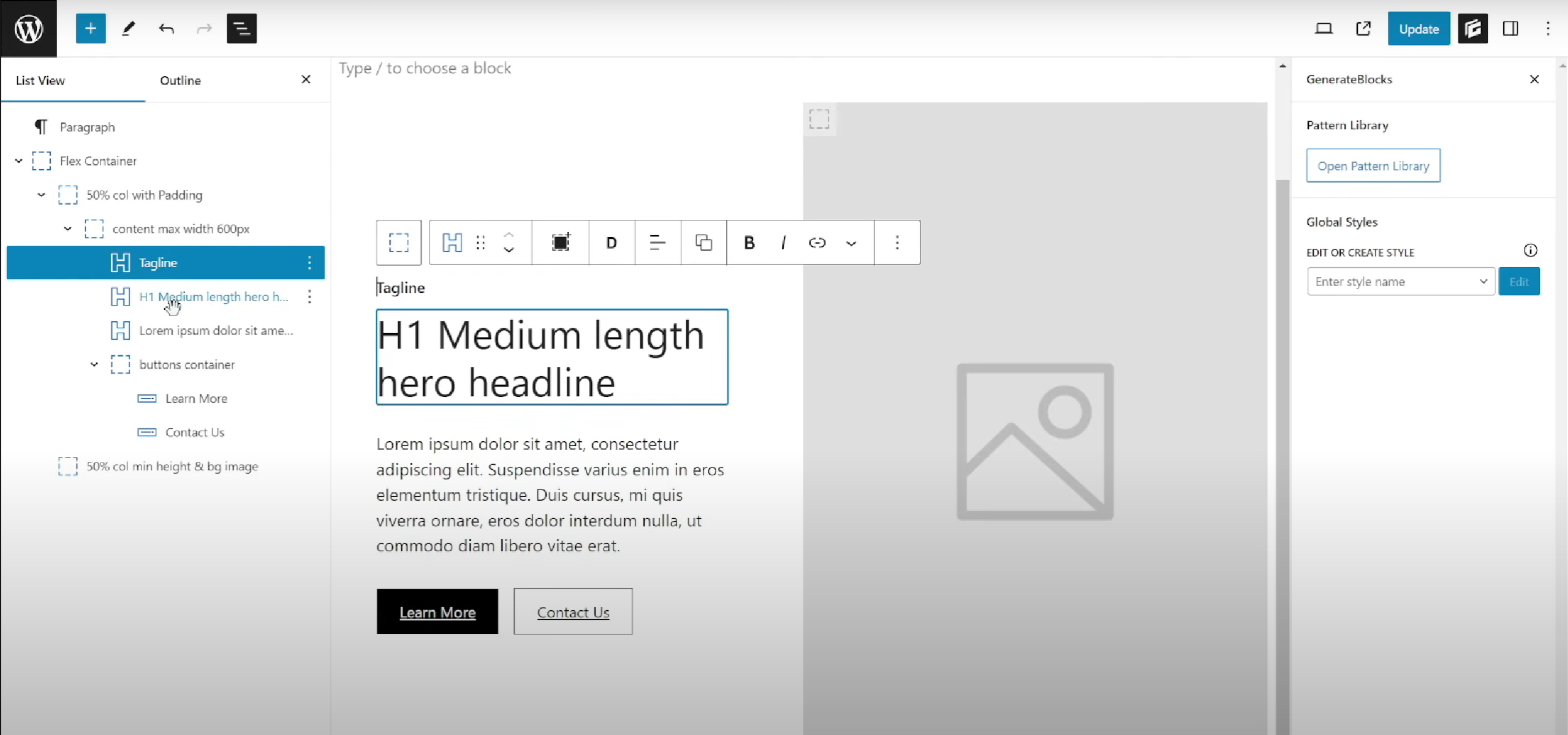 图片[5]-GenerateBlocks 模板库操作指南：快速插入单个与多个页面模块