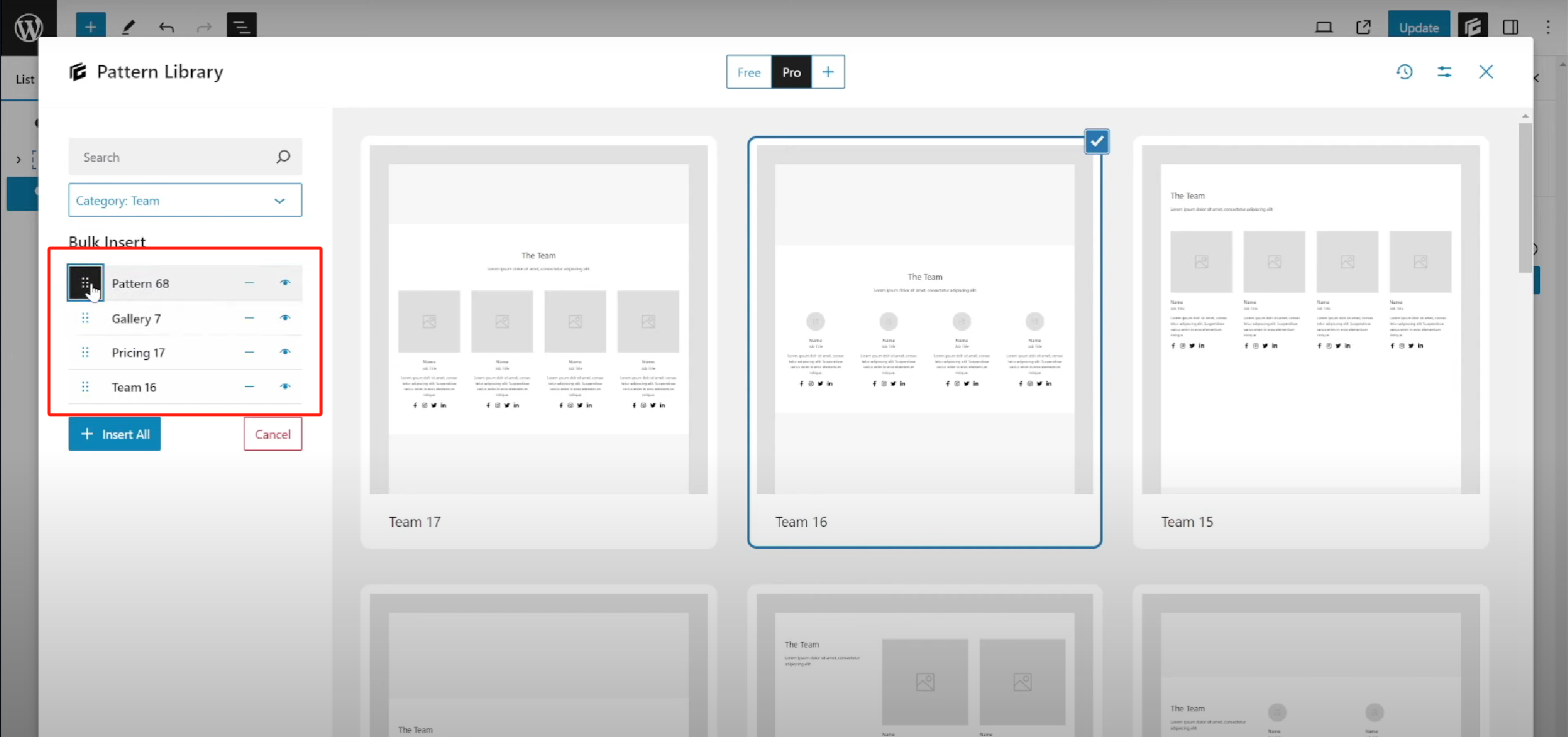 图片[9]-GenerateBlocks 模板库操作指南：快速插入单个与多个页面模块