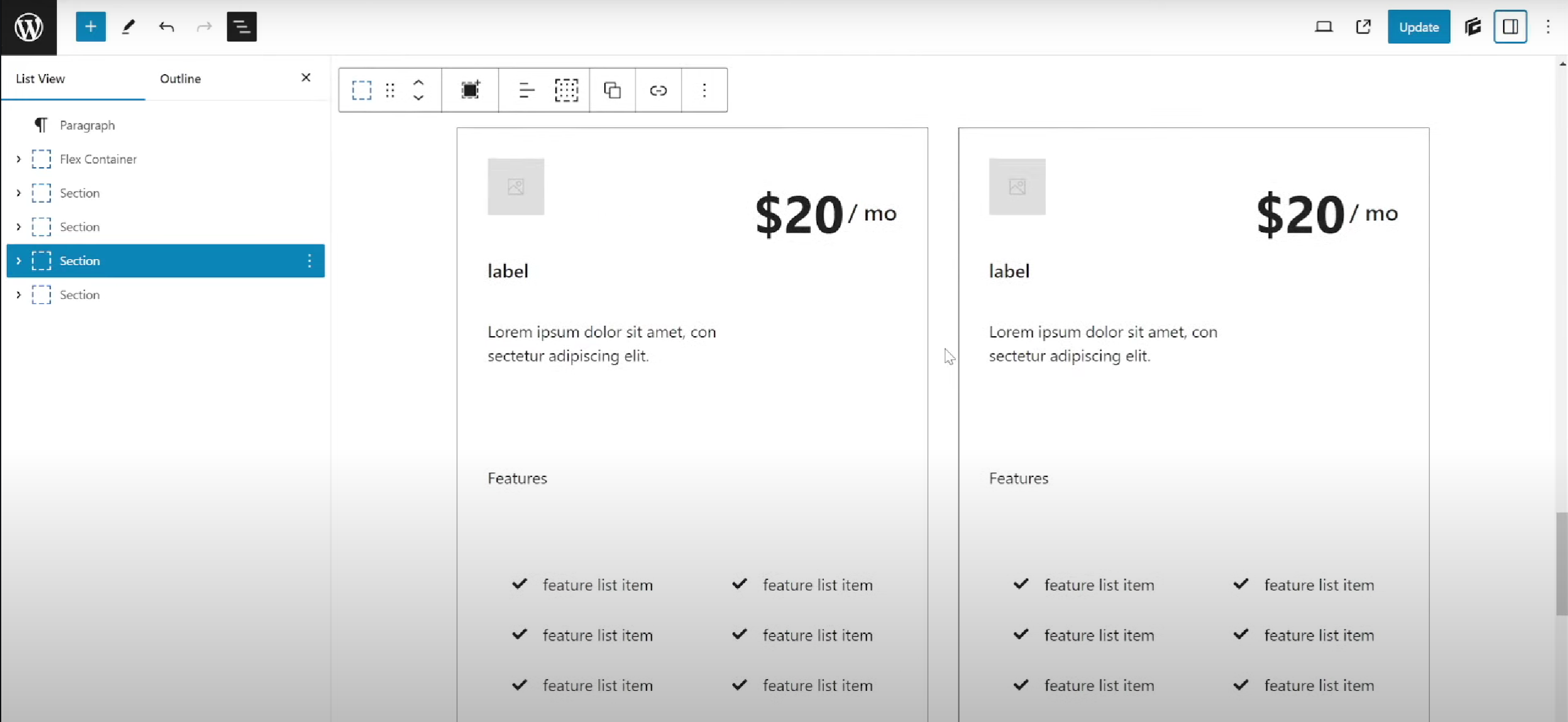 图片[12]-GenerateBlocks 模板库操作指南：快速插入单个与多个页面模块