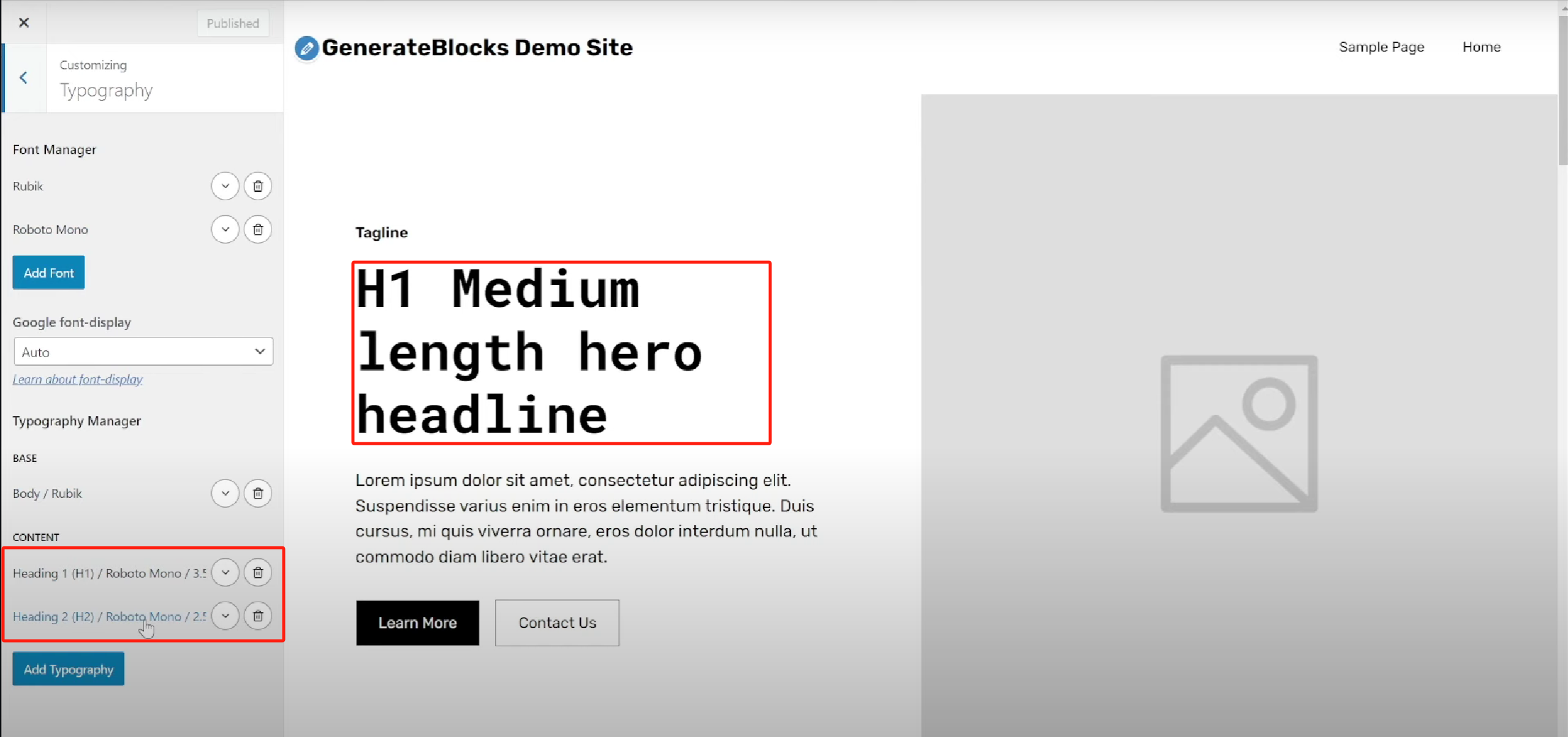 图片[2]-GenerateBlocks 样式自定义教程：字体、颜色、间距与布局统一设置