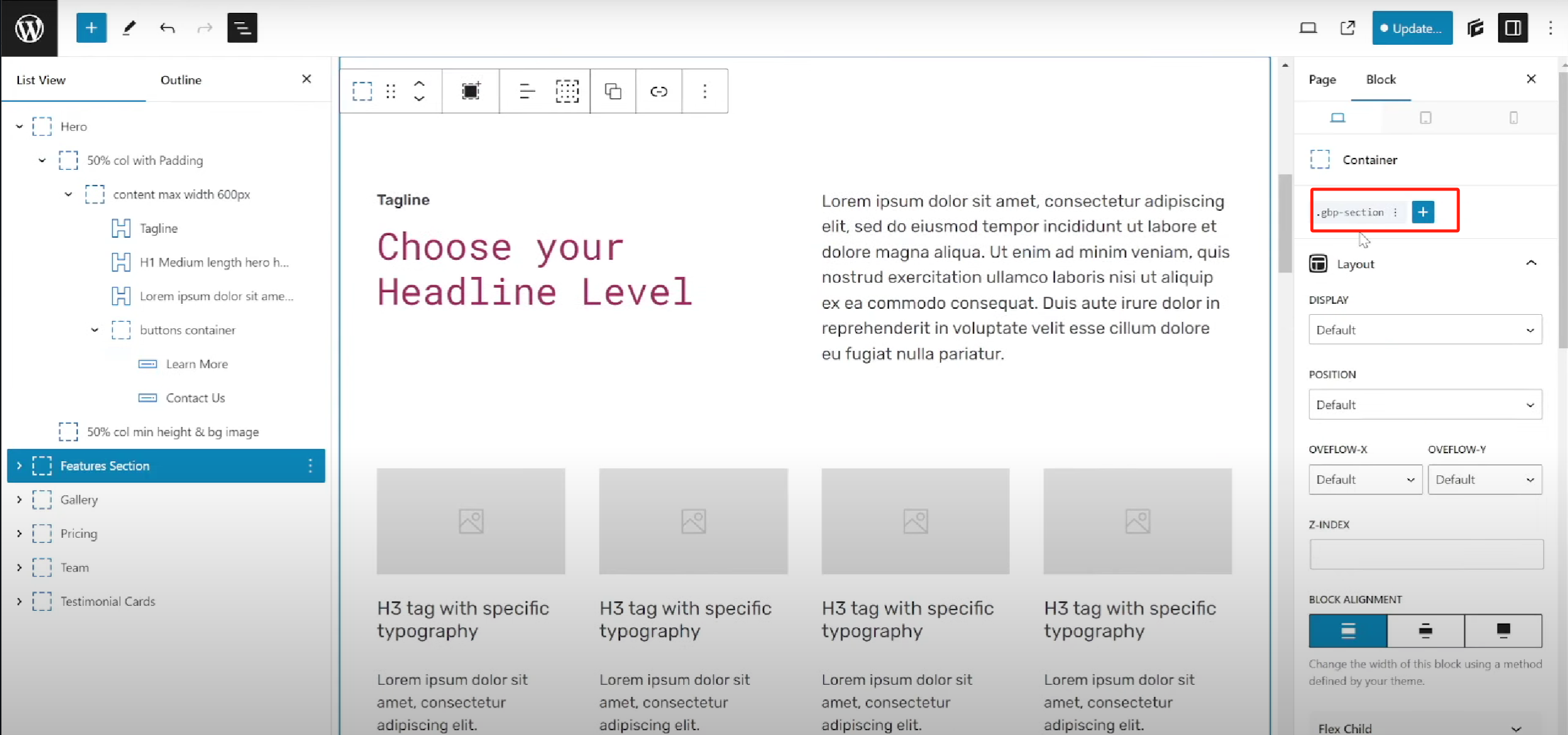 图片[10]-GenerateBlocks 样式自定义教程：字体、颜色、间距与布局统一设置