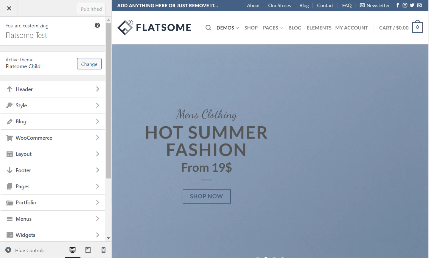 Image [7] - Flatsome theme customization features: easy to personalize your website design