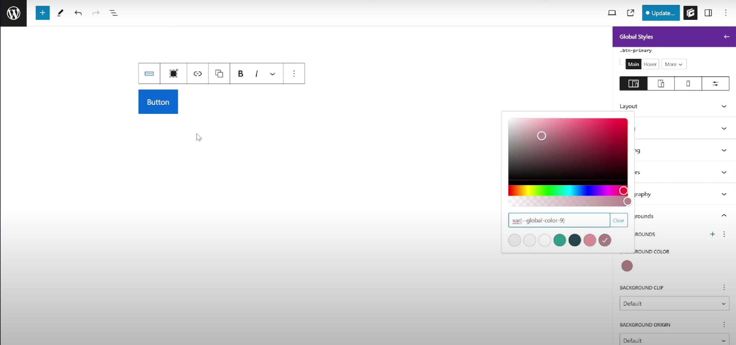 图片[5]-GenerateBlocks Pro 全局按钮样式教程：创建可复用按钮设计