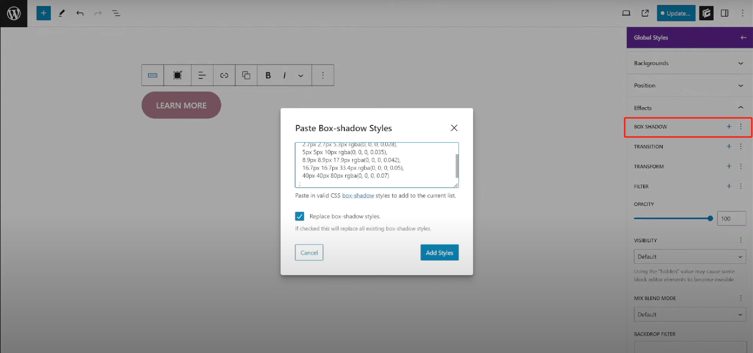 图片[11]-GenerateBlocks Pro 全局按钮样式教程：创建可复用按钮设计