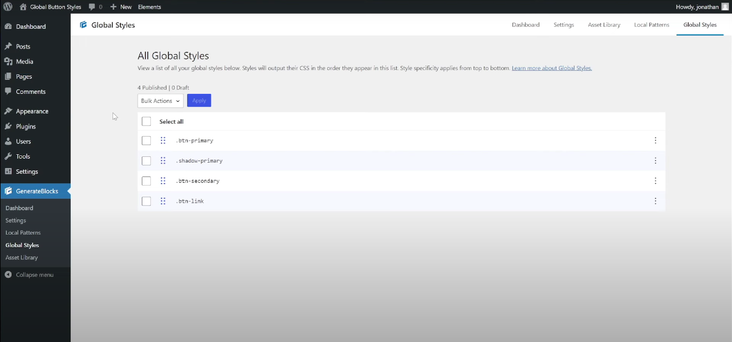 图片[23]-GenerateBlocks Pro 全局按钮样式教程：创建可复用按钮设计