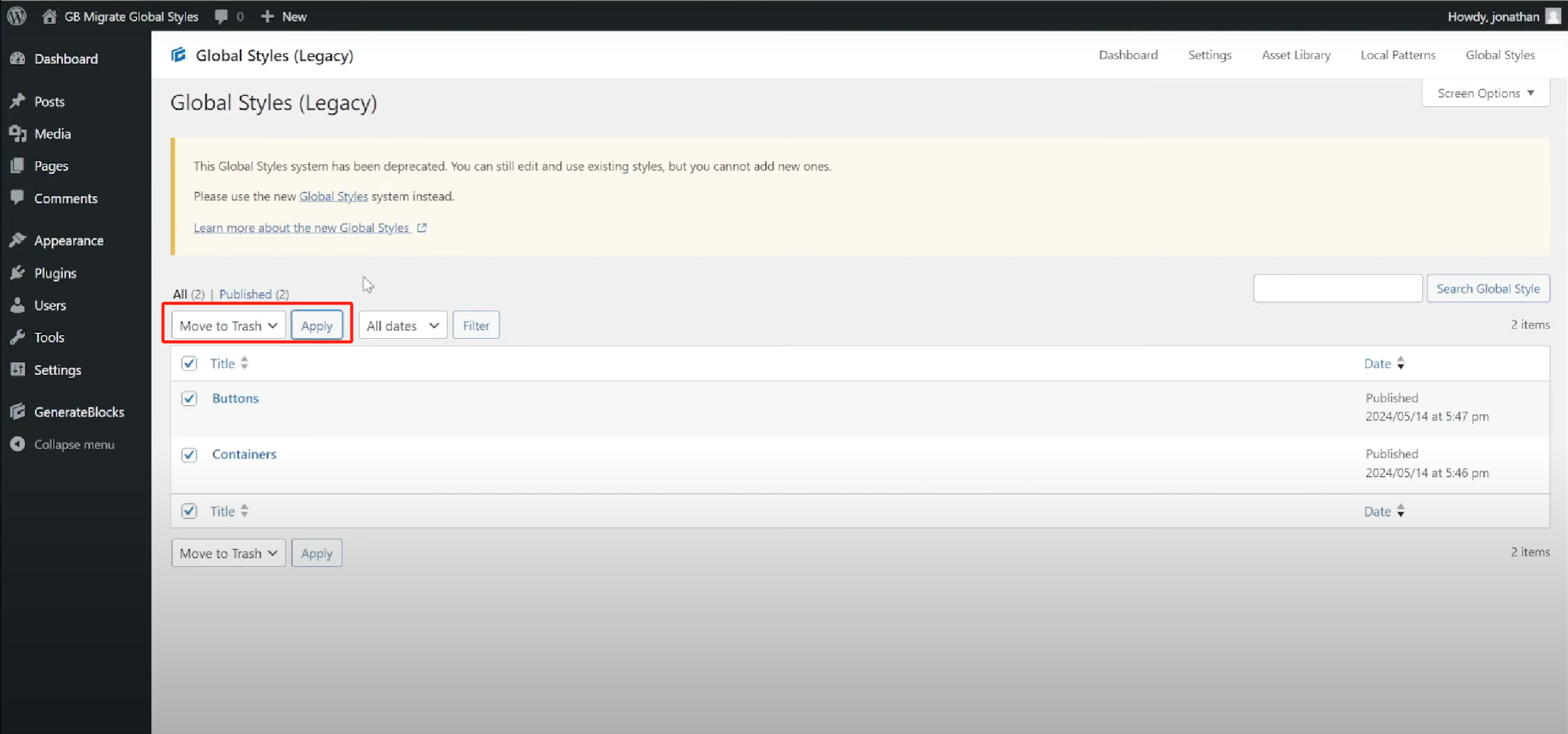 画像[12]-GenerateBlocks Pro スタイル移行チュートリアル：新しいグローバル・スタイル・システムへのアップグレード