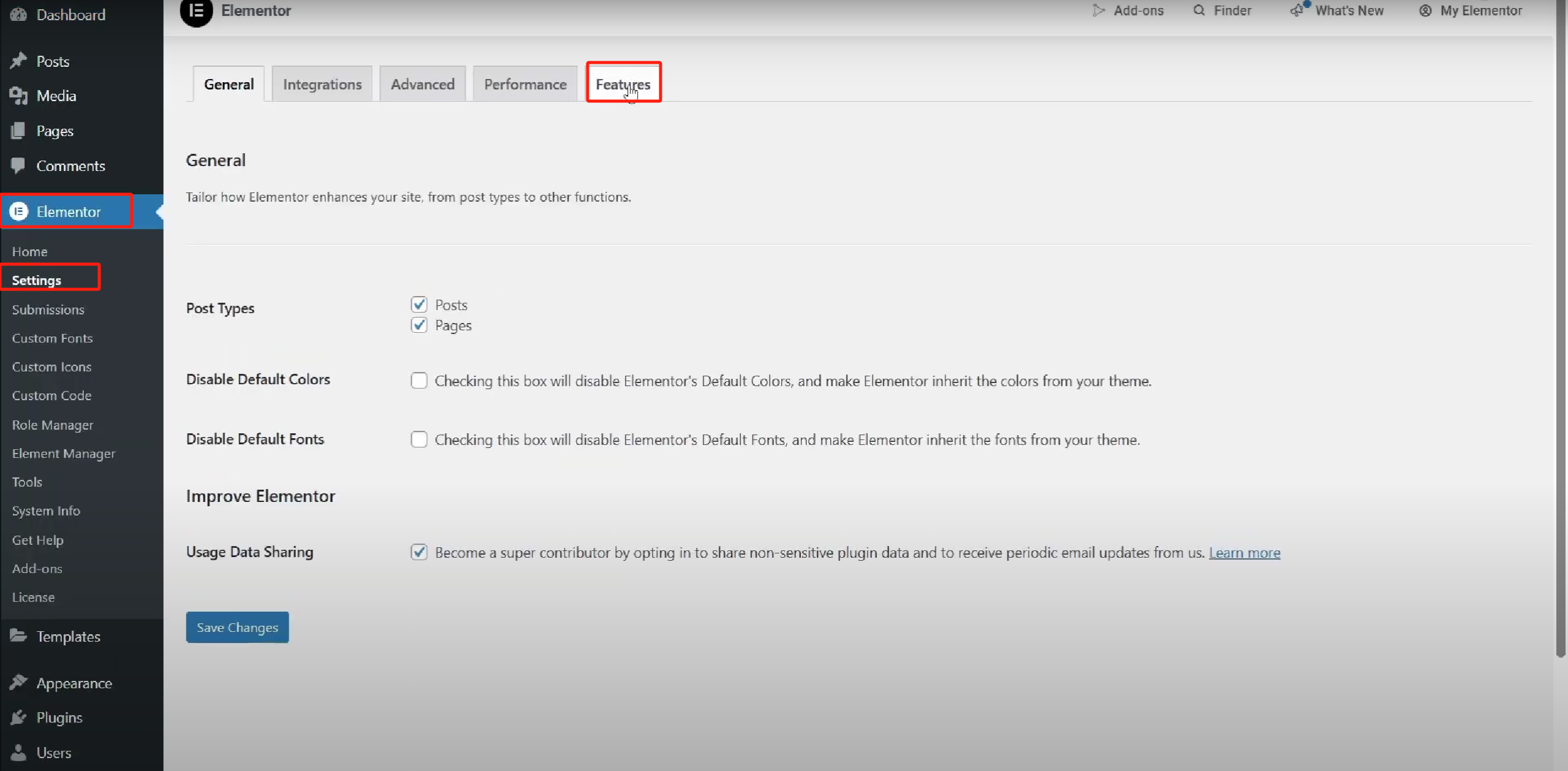 Image [4]-Comment corriger les polices mal placées d'Elementor ? Il suffit de désactiver ce paramètre !
