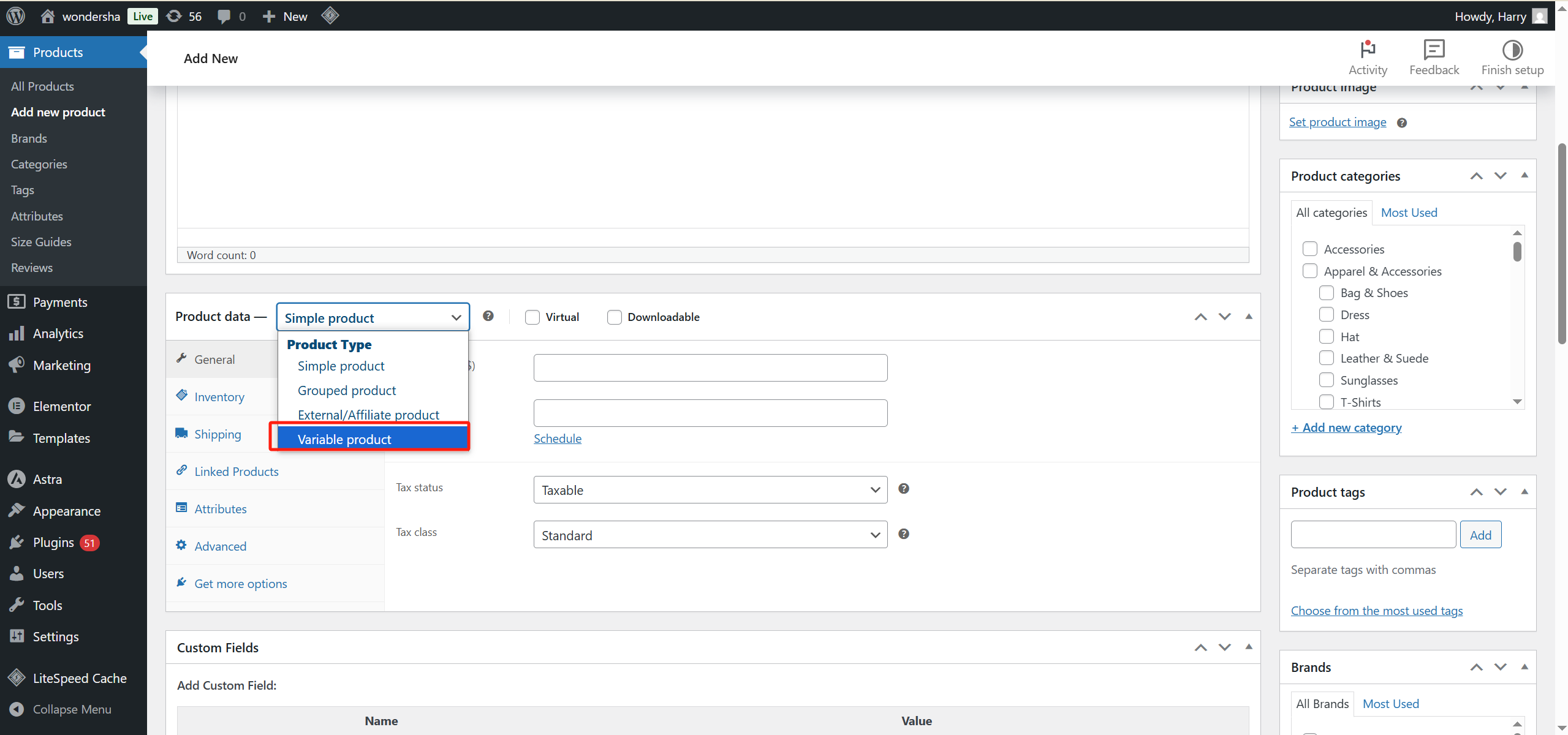 图片[3]-WooCommerce 可变商品设置教学：加入尺寸和颜色选项超简单