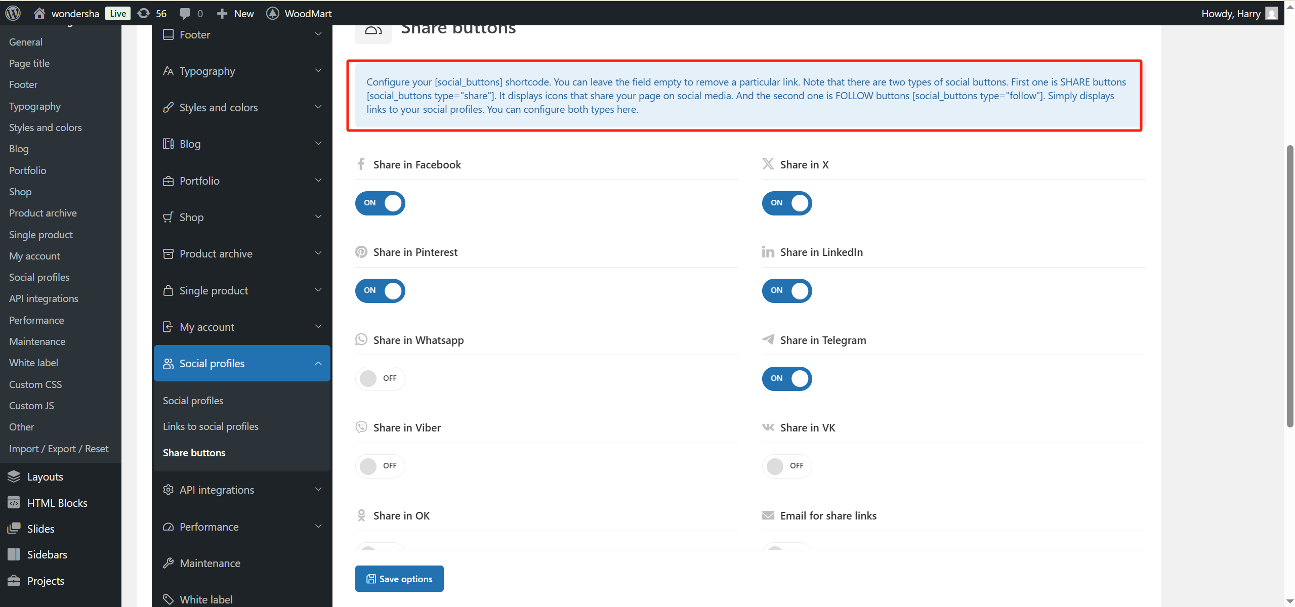 图片[6]-WordPress 中启用 WoodMart 粘性社交图标完整教学