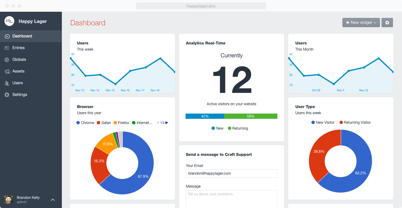 Imagen [6] - Explorando CMS de código abierto para desarrolladores: Joomla, Drupal, Grav, Ghost, OctoberCMS & Craft CMS "