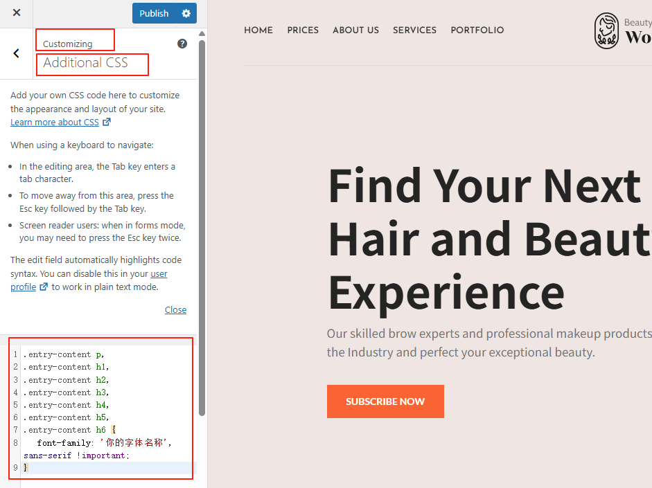 Image [2] - Solution pratique au problème des polices Elementor qui ne peuvent pas remplacer les styles Gutenberg