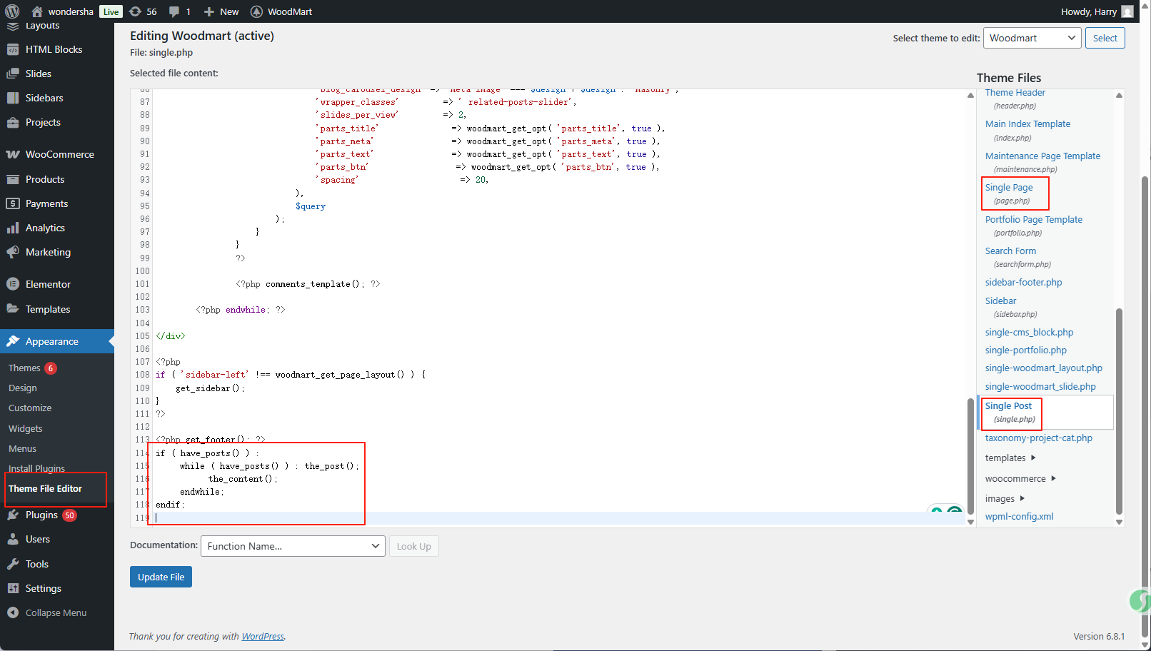 Imagen [6]-Elementor Missing Content Function Guía de solución de problemas y depuración