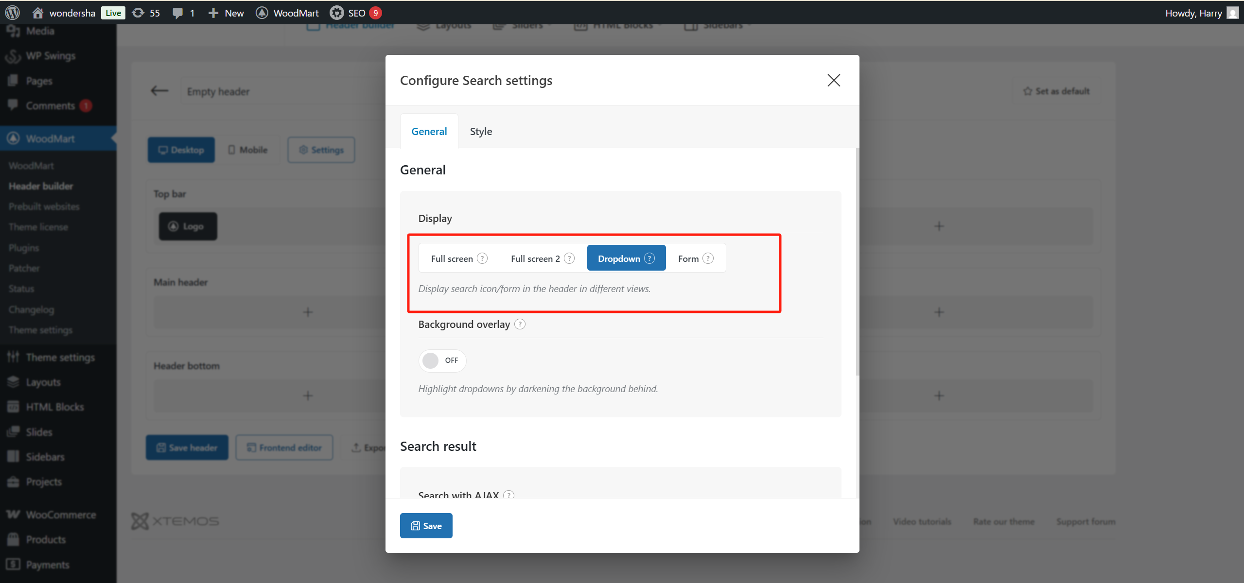 图片[7]-WoodMart Header Builder 教程：自定义页眉与页脚实用指南