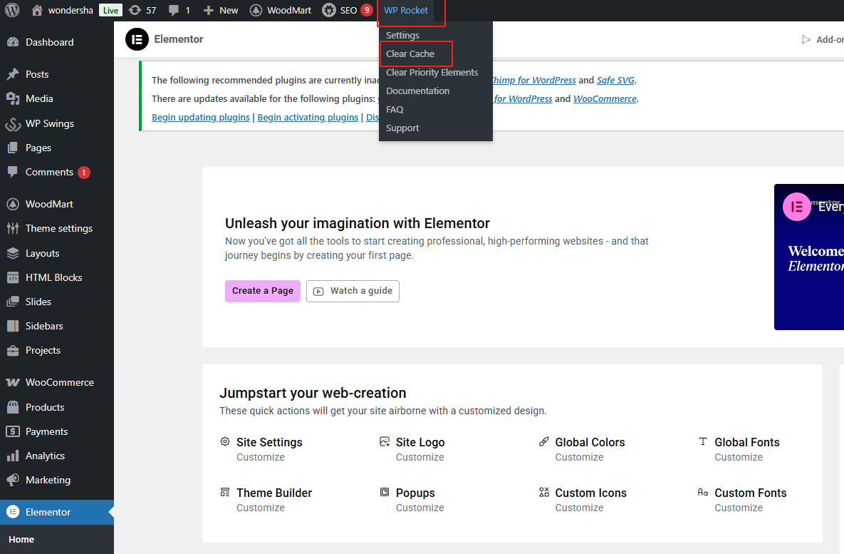 ¿No funcionan los estilos de fuente de Image[2]-Elementor? Una solución rápida para la interferencia de la caché