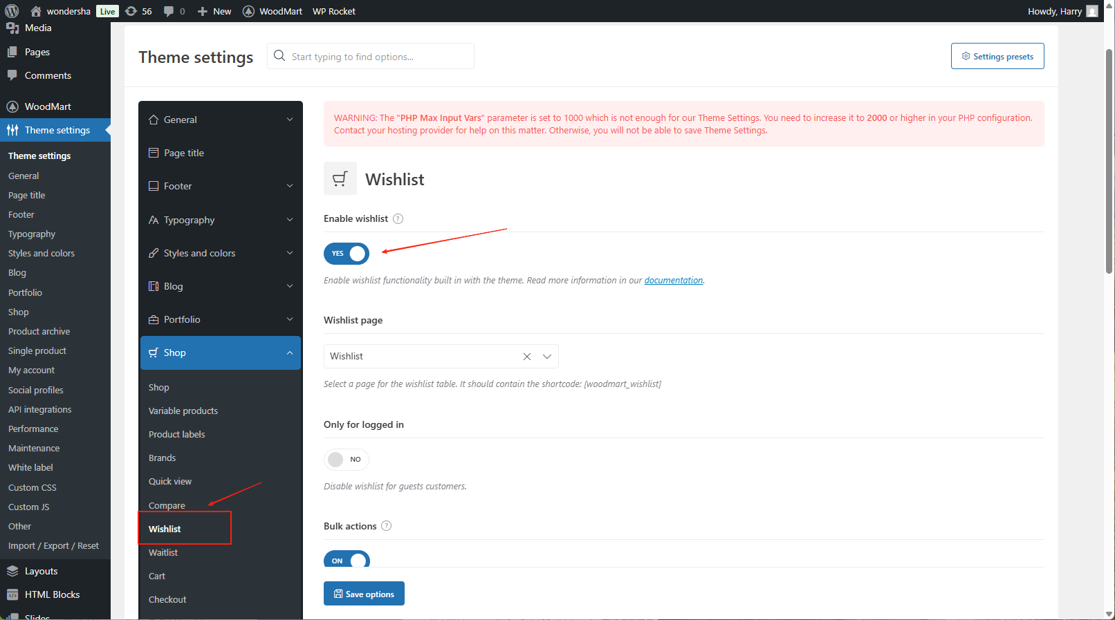 Image [4] - Guide d'installation complet pour la comparaison des produits WoodMart et les caractéristiques de la collection