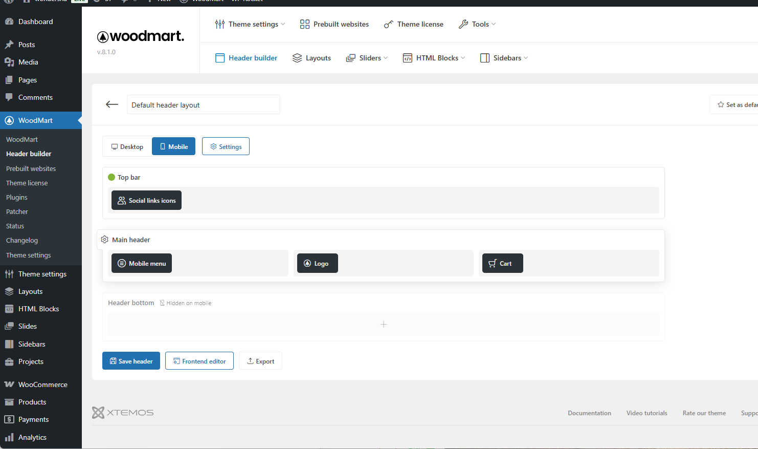 图片[9]-完整设置 WoodMart 头部布局与导航菜单的方法