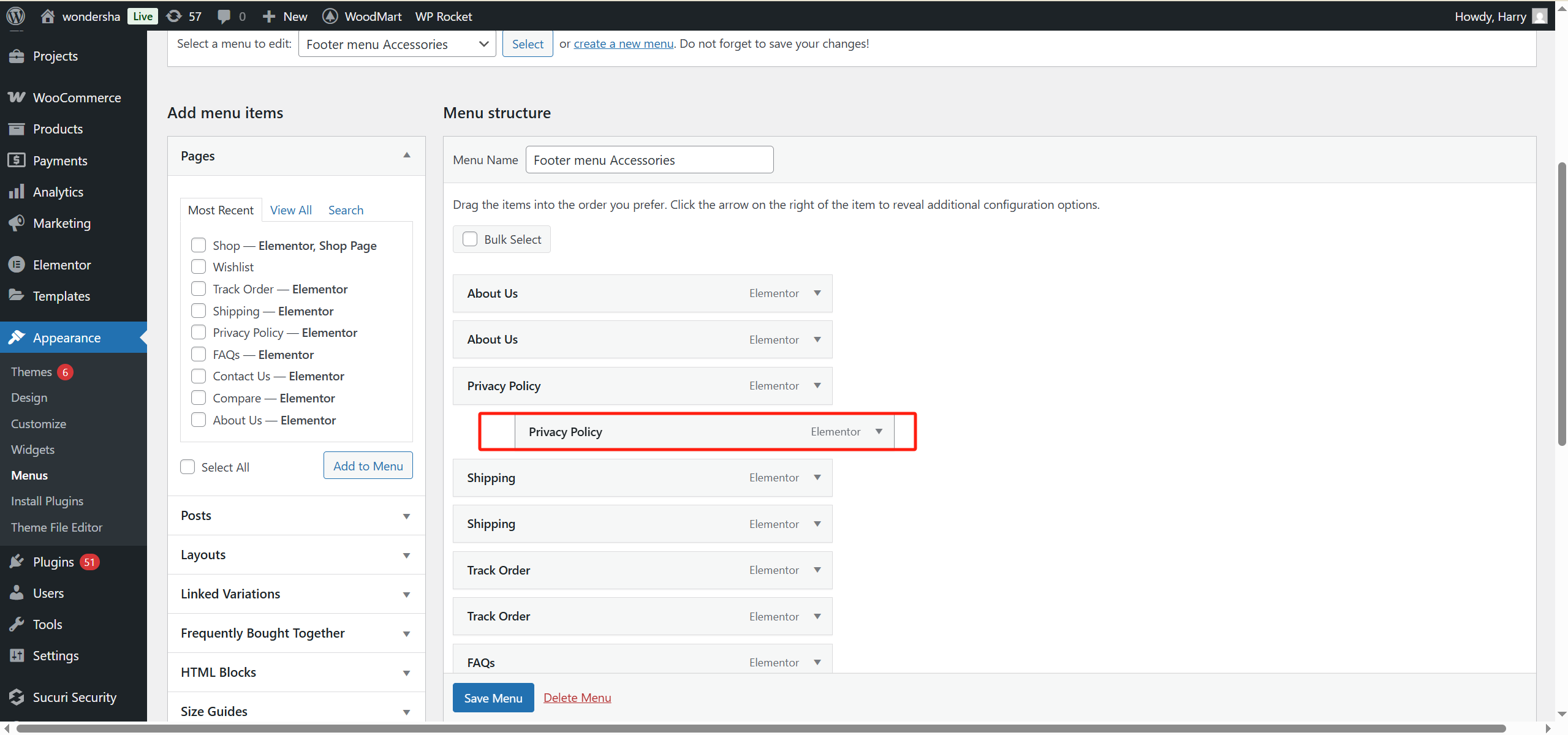 图片[7]-完整设置 WoodMart 头部布局与导航菜单的方法