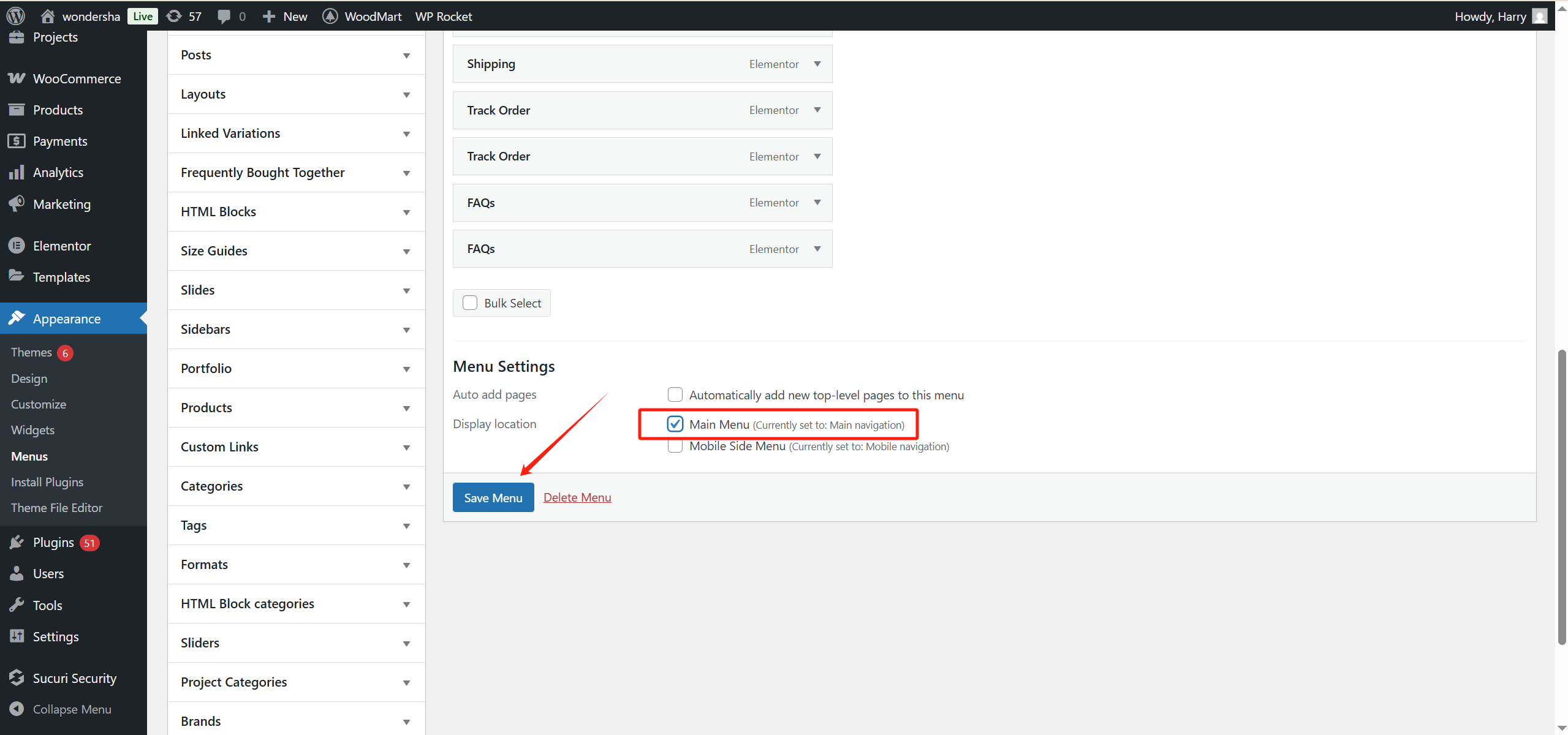 图片[8]-完整设置 WoodMart 头部布局与导航菜单的方法