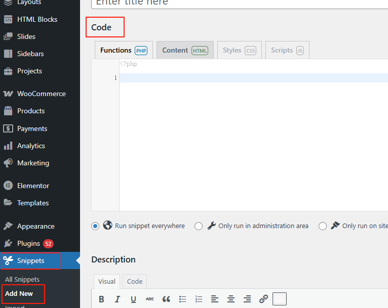 Image [5] - Complete method of inserting GA in WoodMart with Facebook Pixel