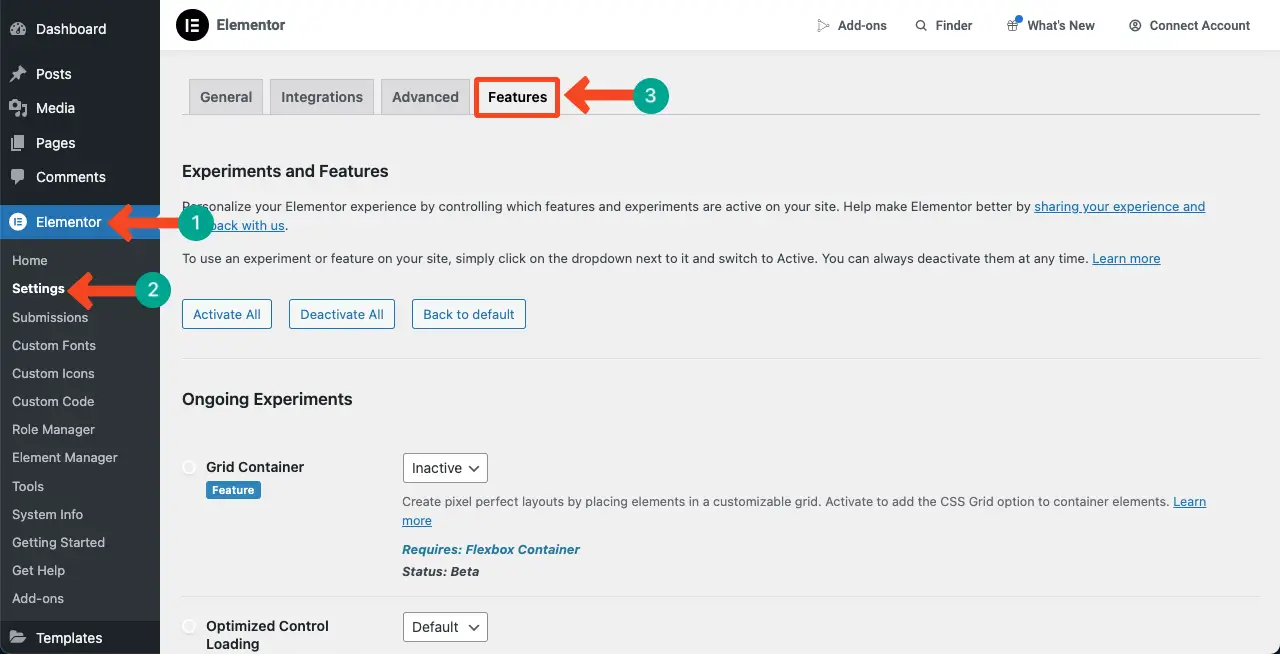 Image [4] - Comment récupérer le widget Inner Section qui a disparu d'Elementor (avec des instructions complètes)