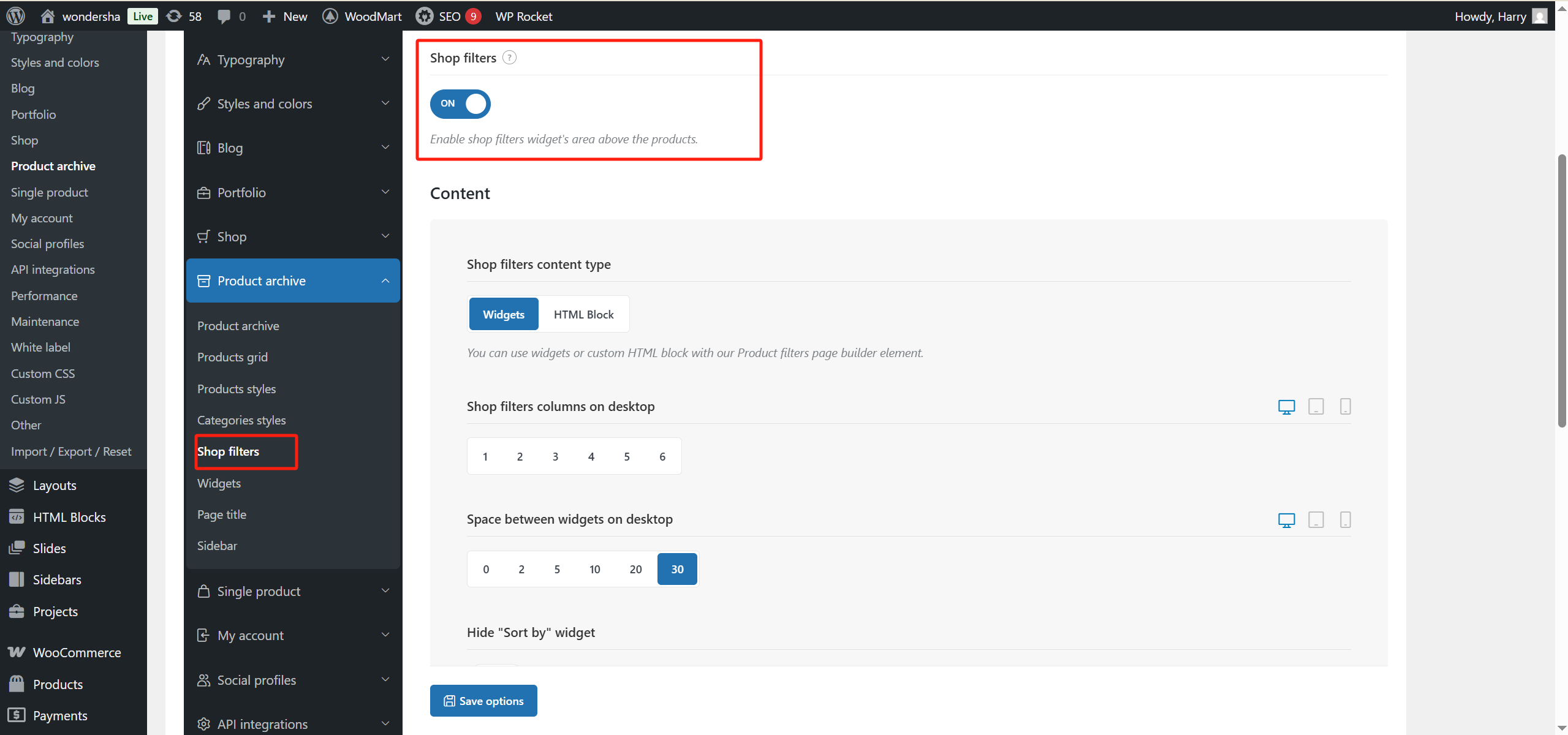 图片[7]-WoodMart 主题设置侧边栏与顶部筛选功能完整教程