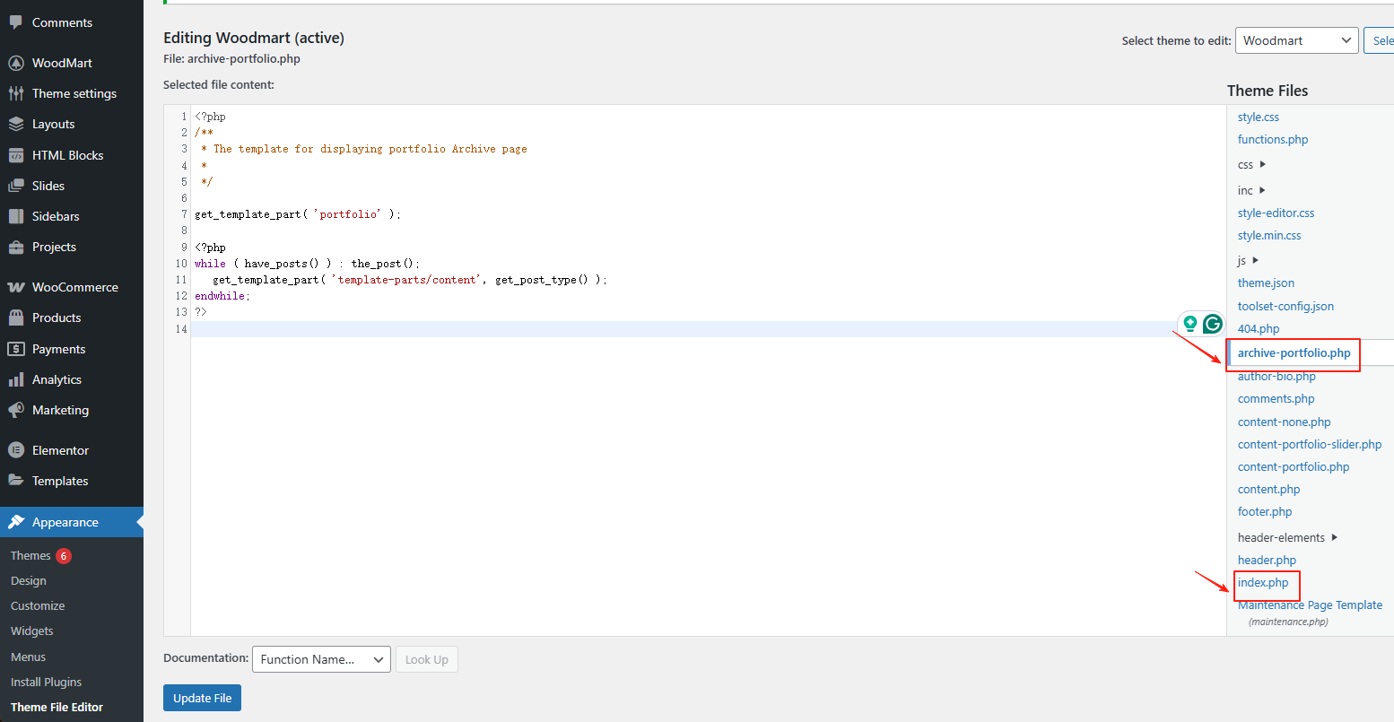Imagen [2]-WordPress get_template_part Uso Explicado: para resolver el problema de la presentación de informes de error de contenido.