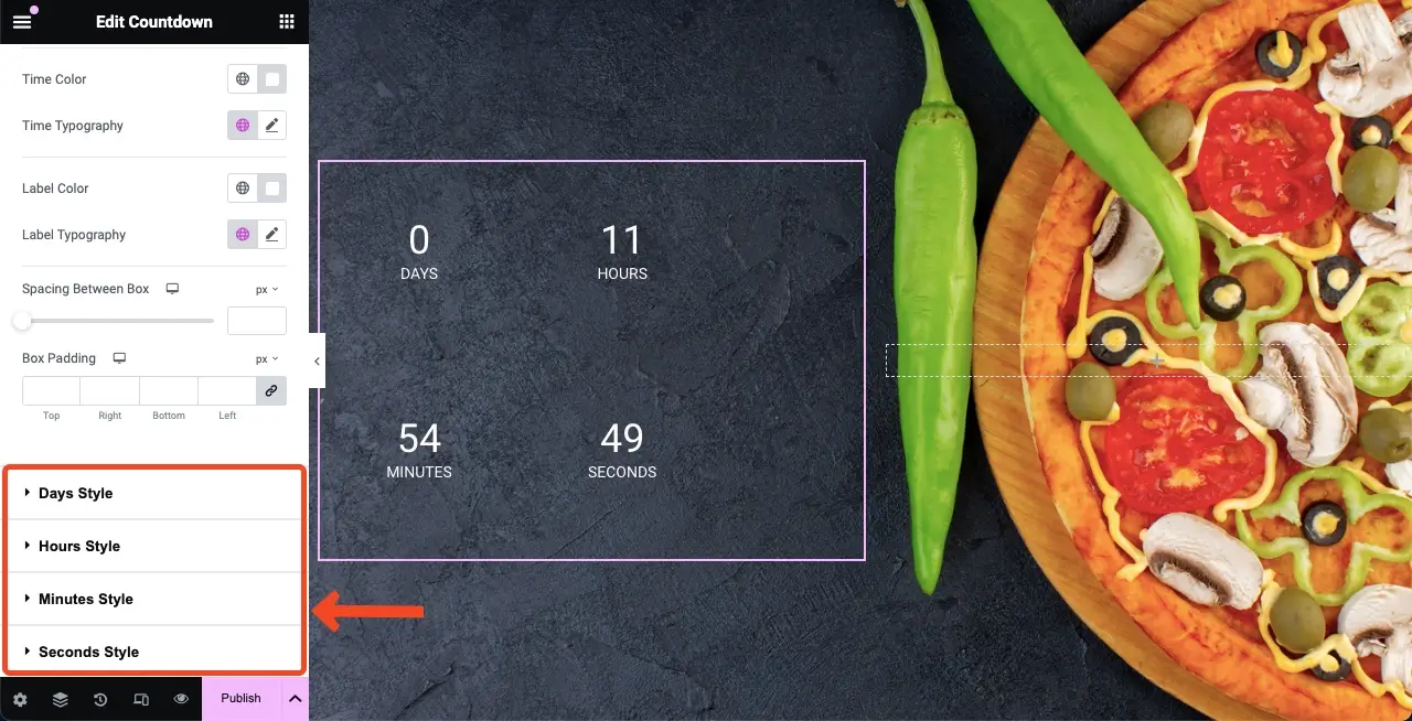 图片[7]-提升转化率：Elementor 倒计时器使用教程