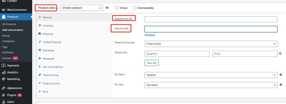 Imagen [5] - Cómo añadir productos y establecer precios después de la activación de WooCommerce: una completa guía práctica