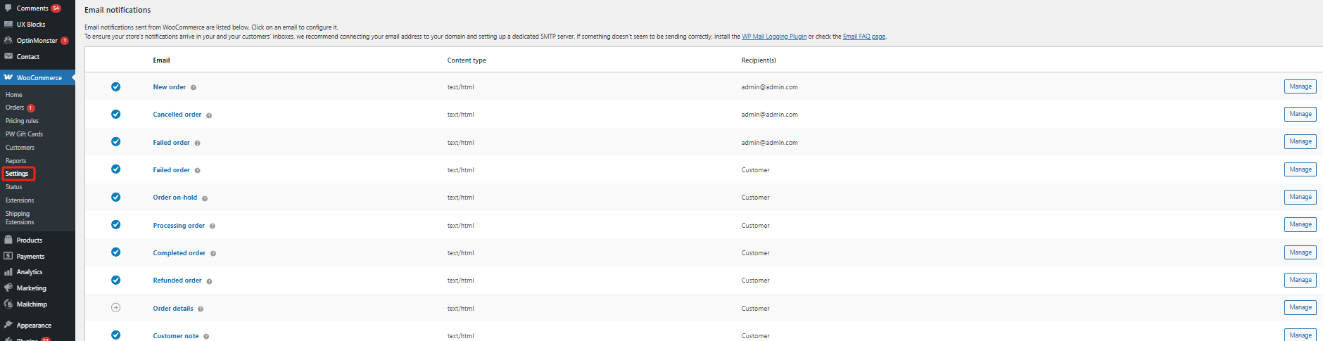 图片[8]-如何激活 WooCommerce 并进行后台订单管理