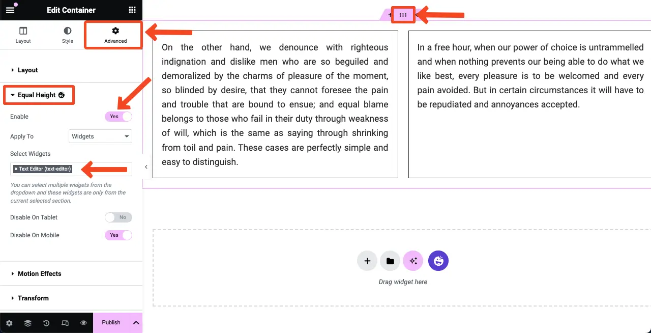 图片[14]-如何在 Elementor 中使用 HappyAddons 实现列和 Flexbox 容器等高