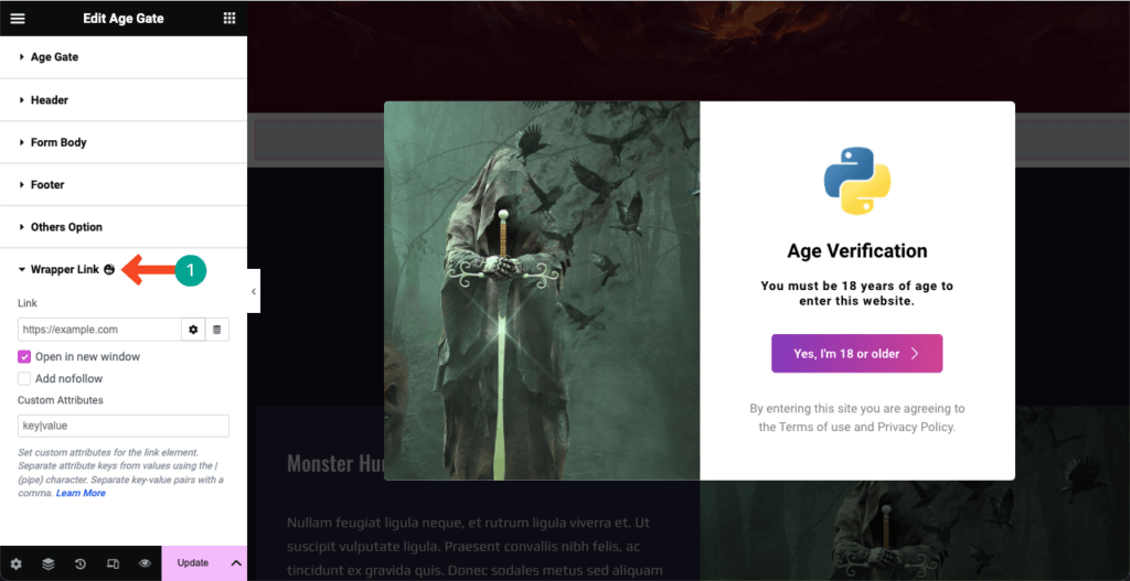 Image [12]-Elementor Tutorial: Adding Age Verification to WordPress
